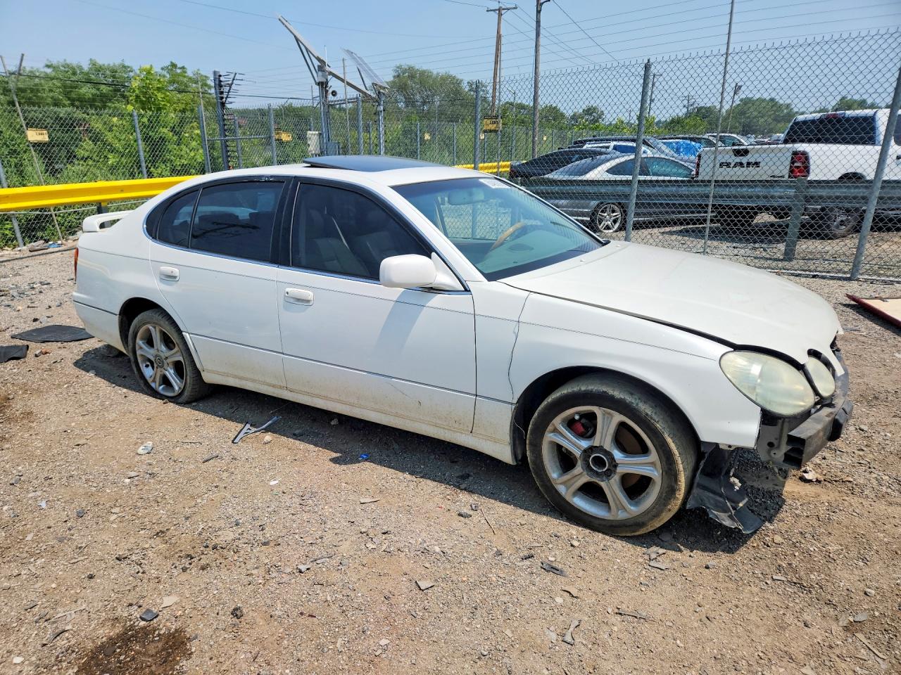 2001 Lexus Gs 430 White vin: JT8BL69S510006349