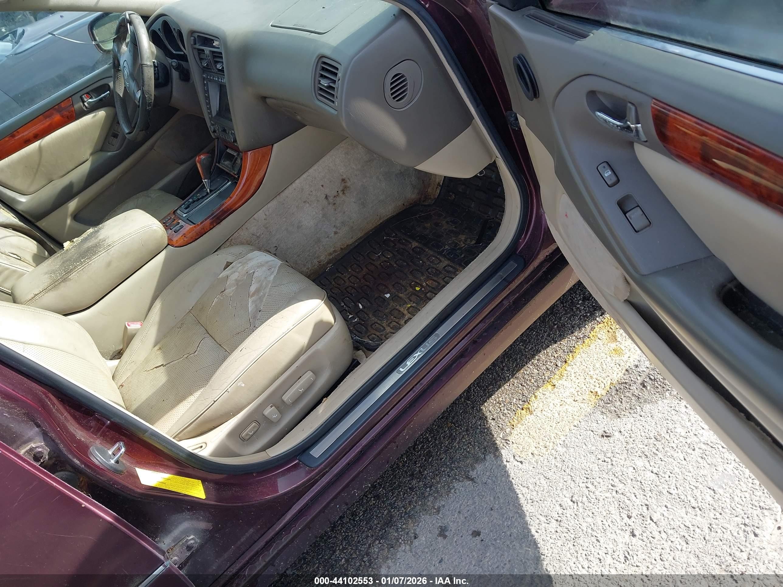 2004 Lexus Gs 430   Burgundy vin: JT8BL69S640014688