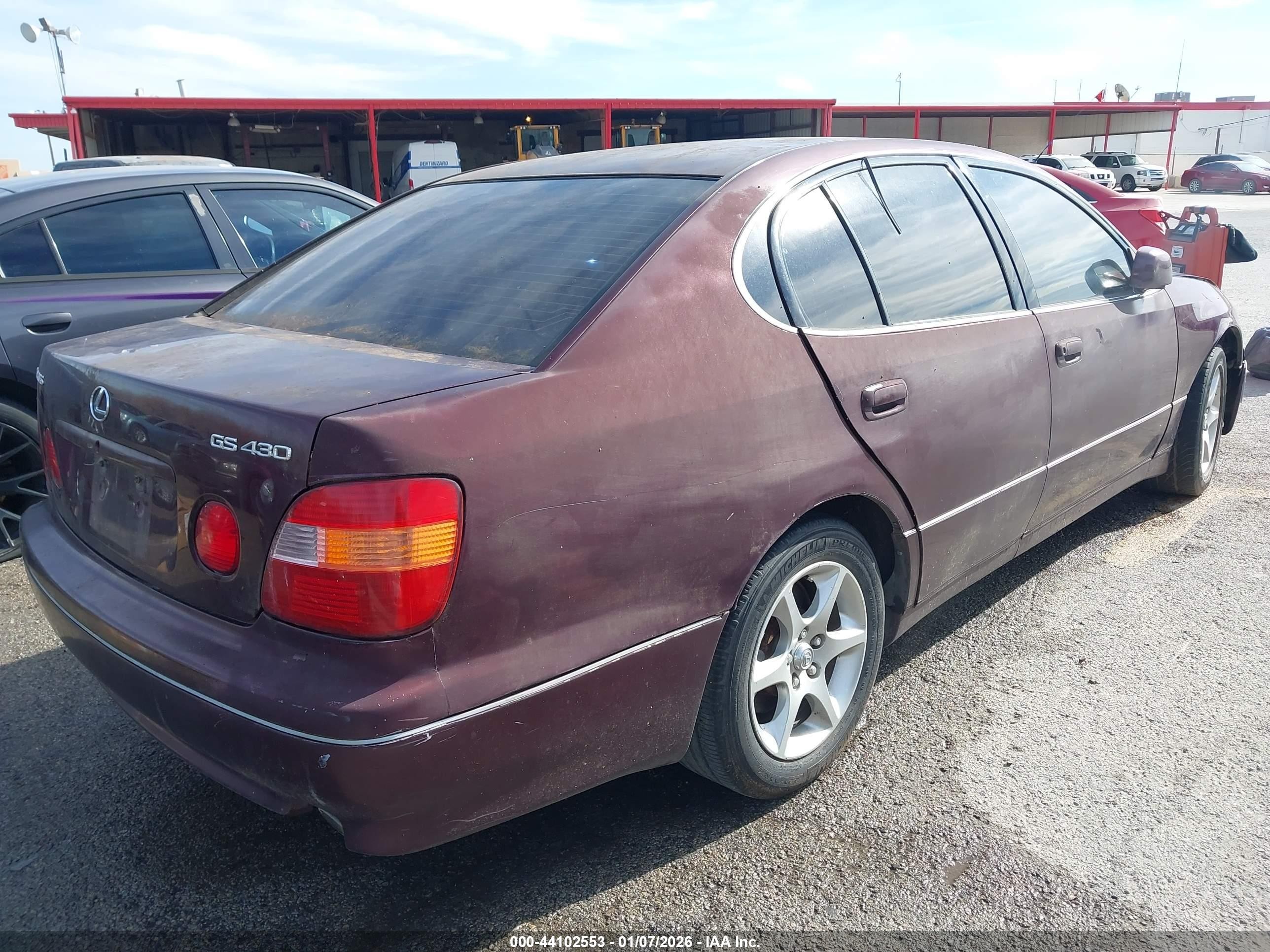 2004 Lexus Gs 430   Burgundy vin: JT8BL69S640014688