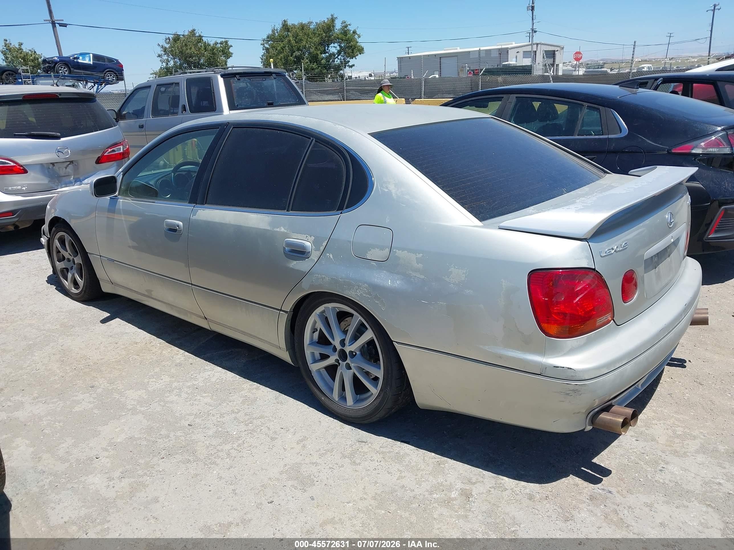 2002 Lexus Gs 430   Gray vin: JT8BL69S720009660