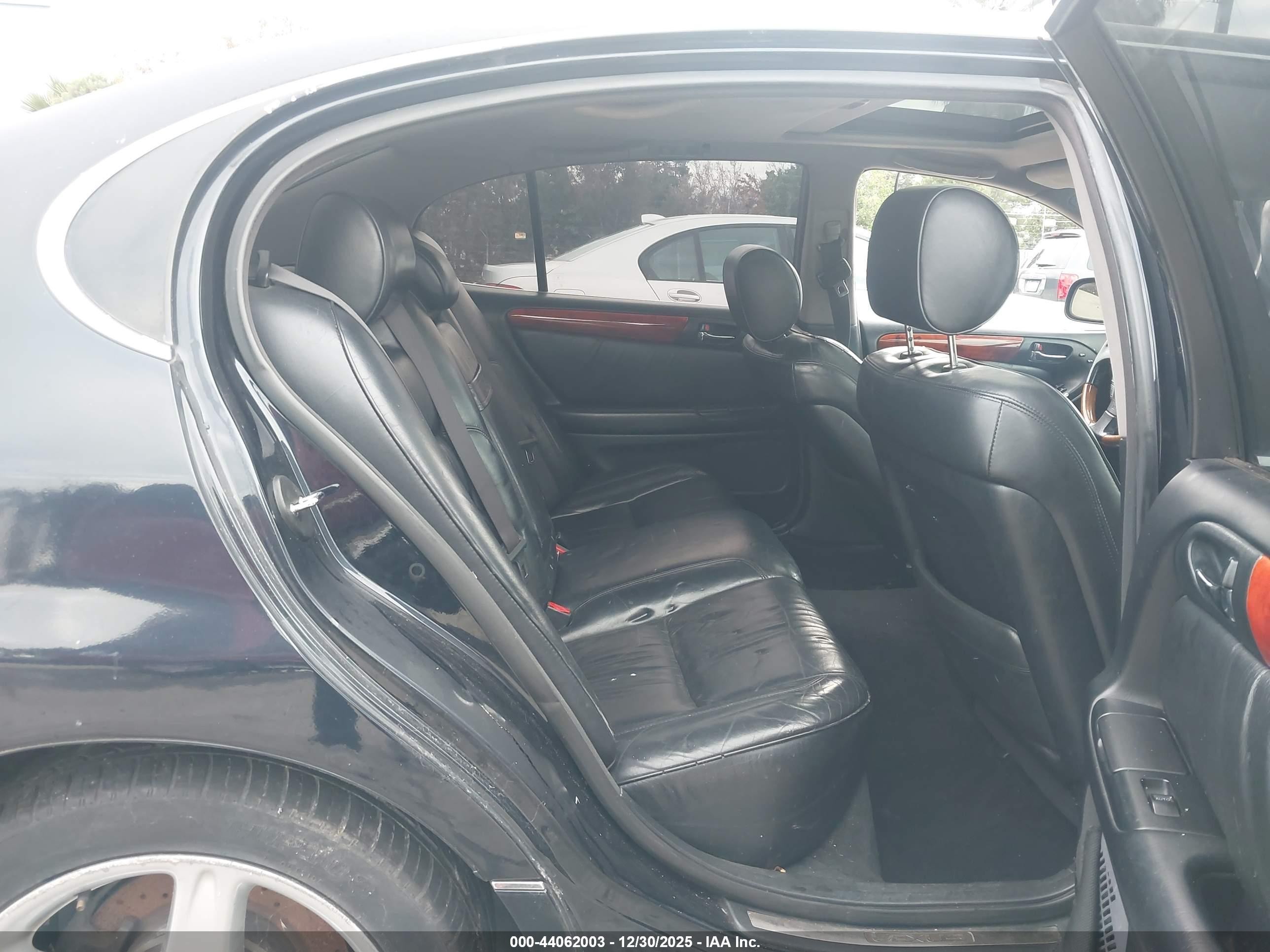2002 Lexus Gs 430   Black vin: JT8BL69S720010713