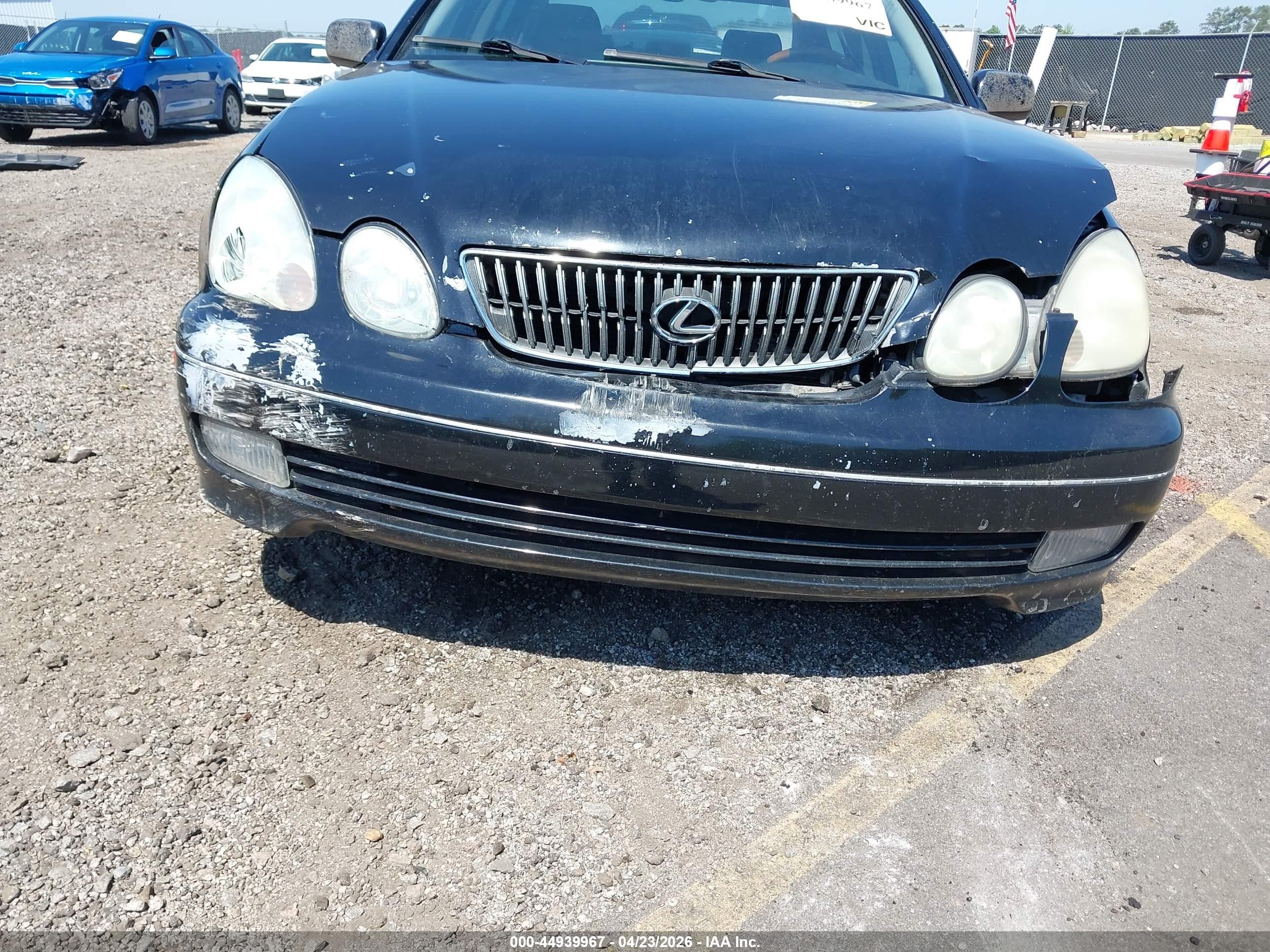 2004 Lexus Gs 430   Black vin: JT8BL69S740014523