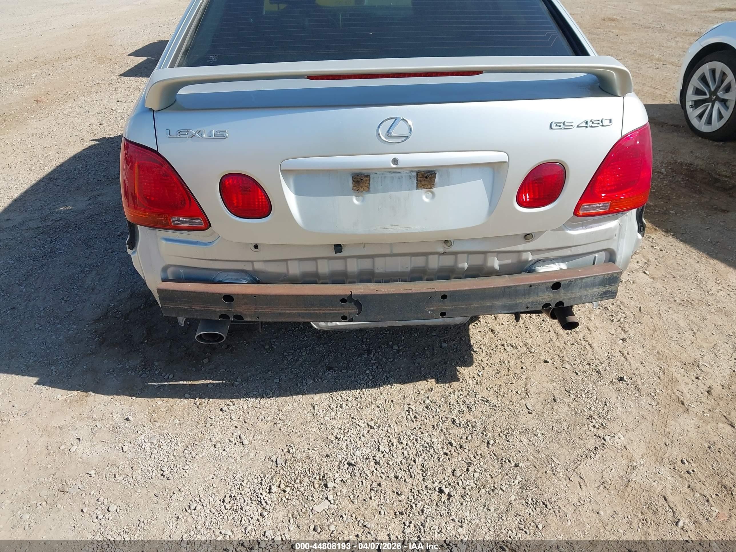 2004 Lexus Gs 430   Silver vin: JT8BL69S840015714