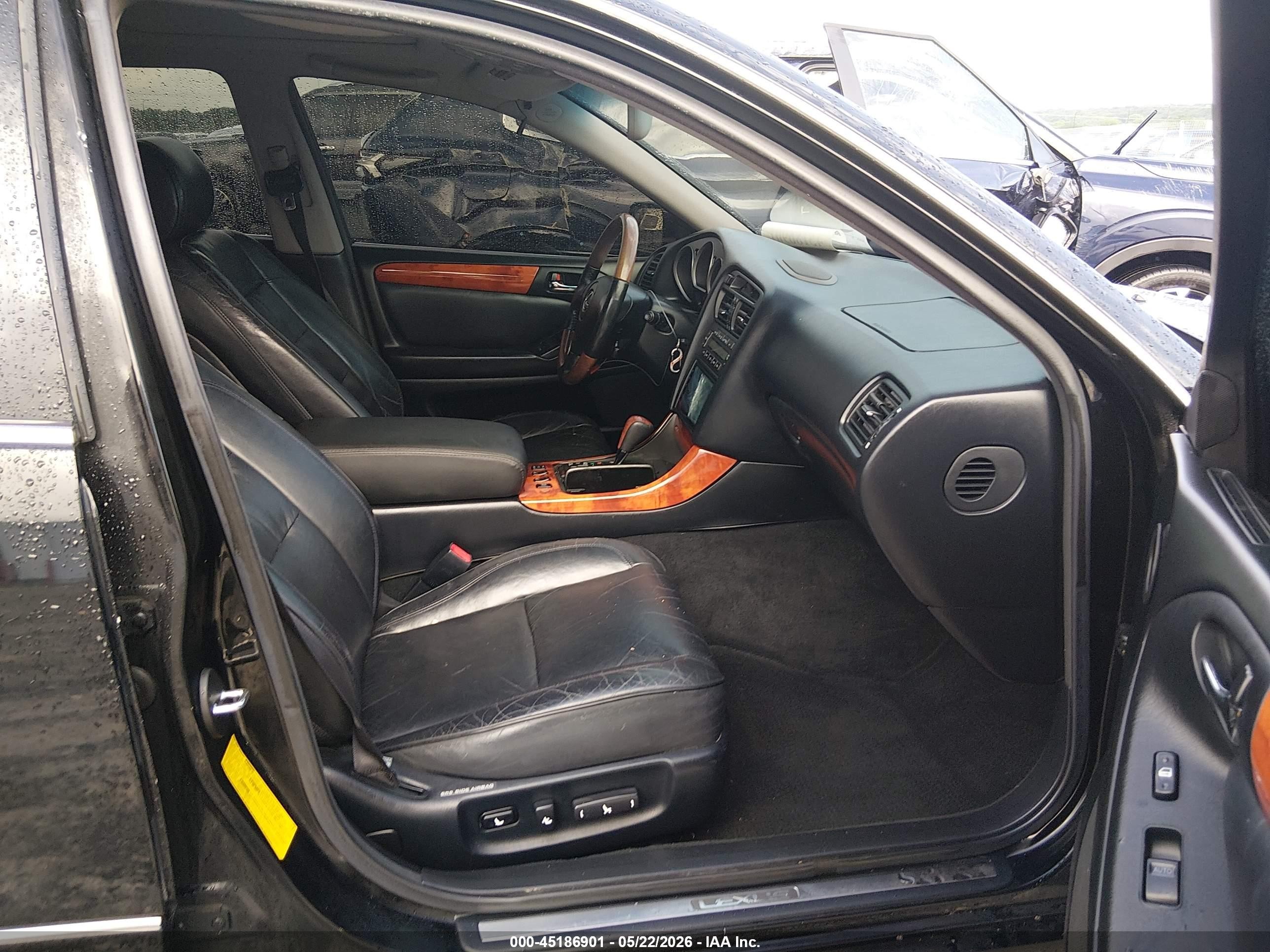 2002 Lexus Gs 430 Black vin: JT8BL69S920010342