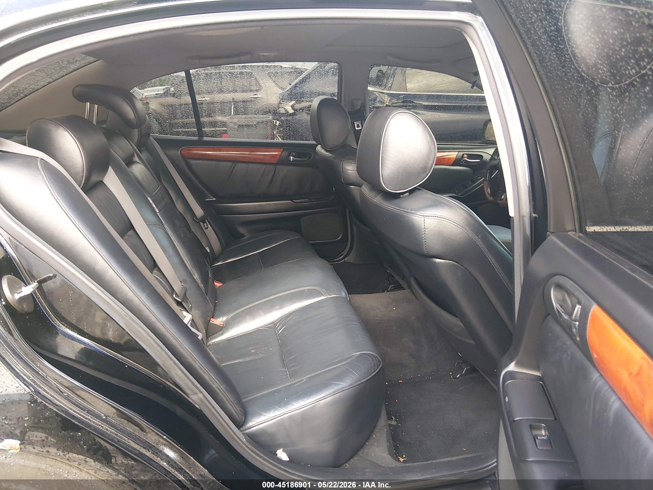 2002 Lexus Gs 430 Black vin: JT8BL69S920010342