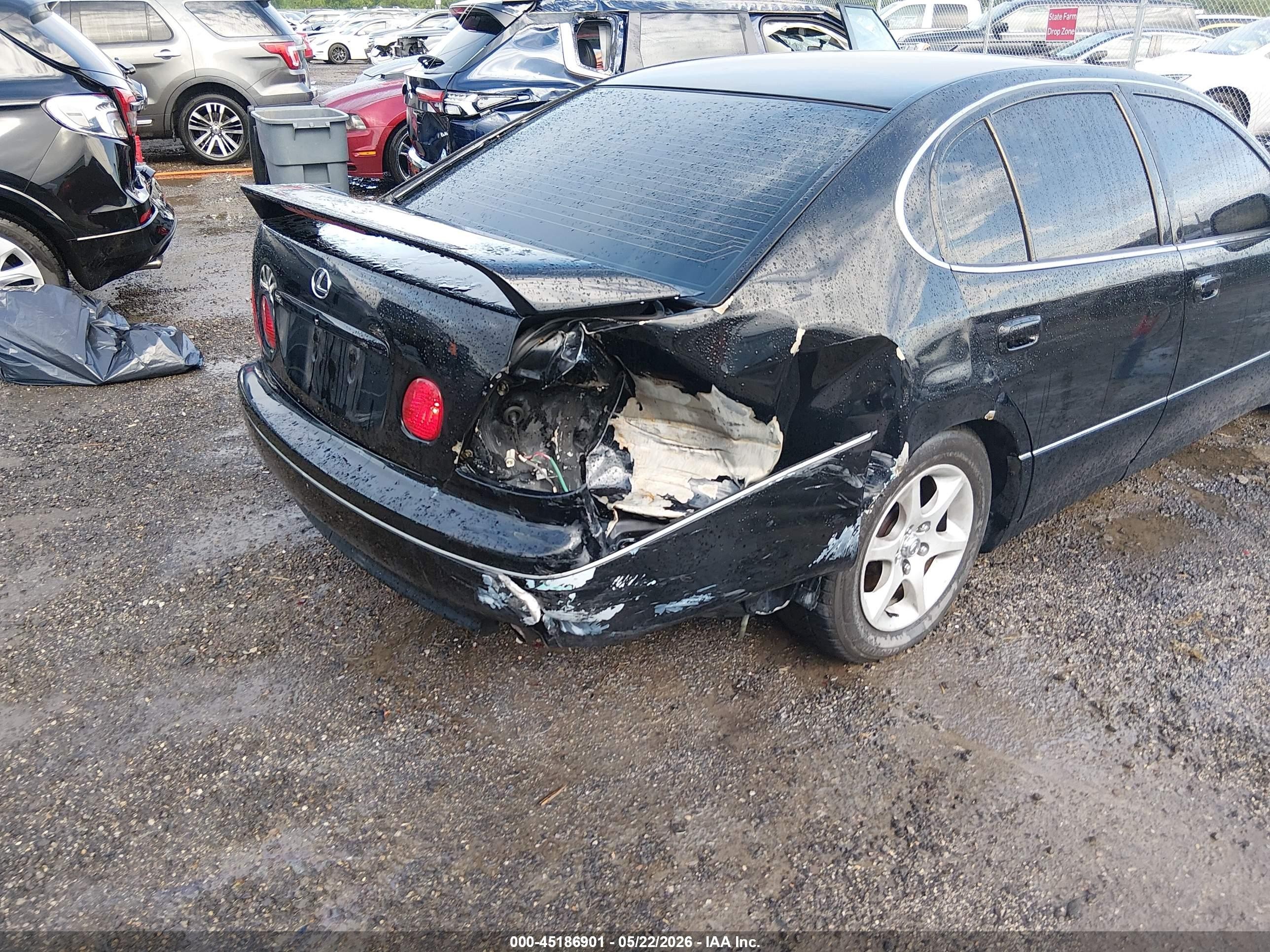 2002 Lexus Gs 430 Black vin: JT8BL69S920010342