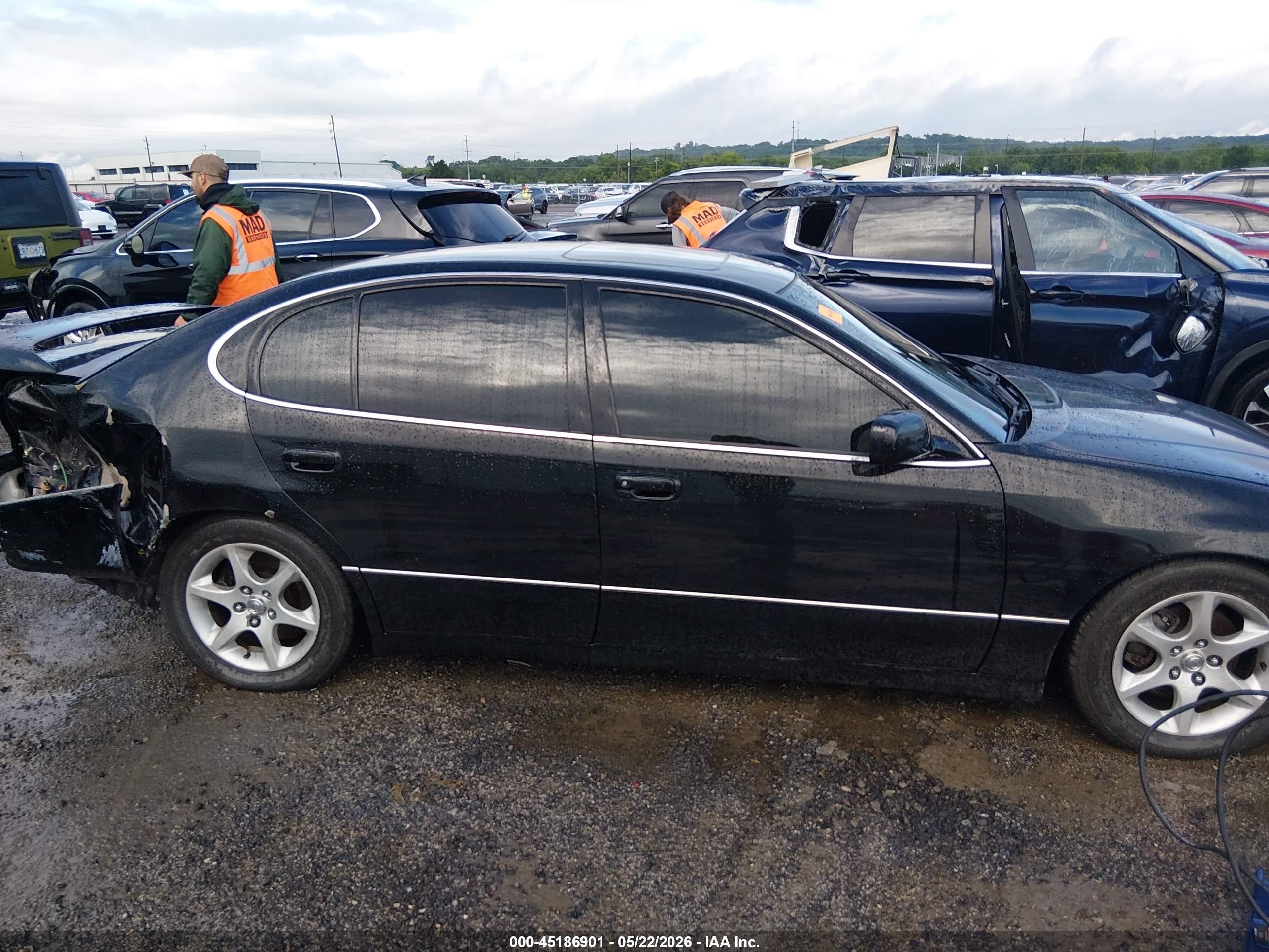 2002 Lexus Gs 430 Black vin: JT8BL69S920010342