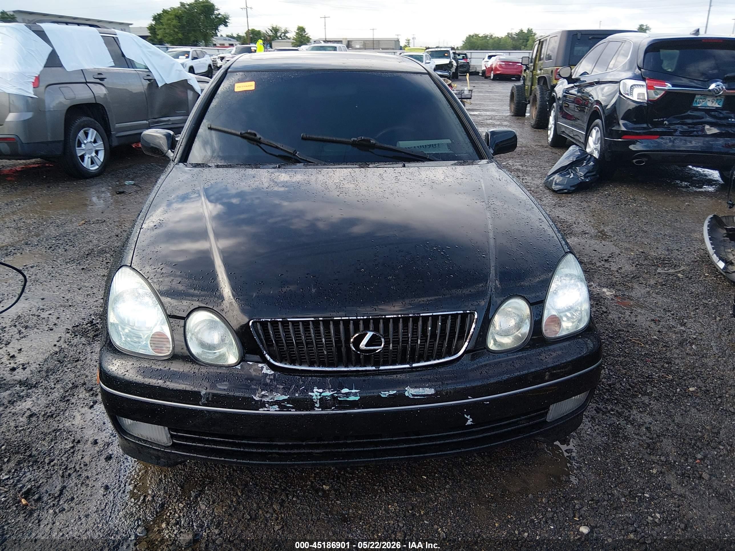 2002 Lexus Gs 430 Black vin: JT8BL69S920010342
