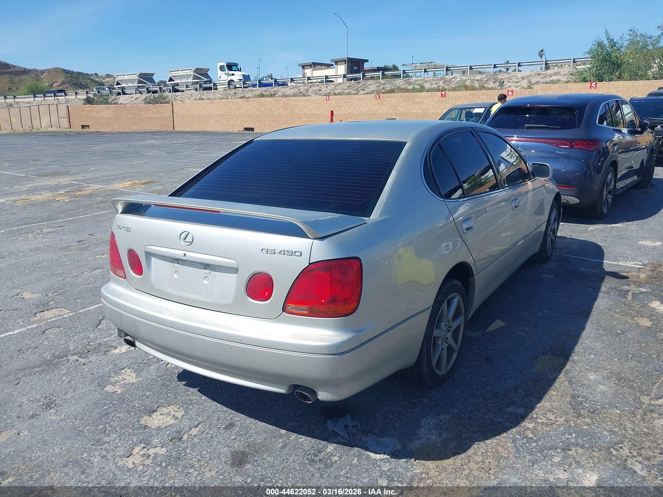 2004 Lexus Gs 430   Silver vin: JT8BL69S940015852