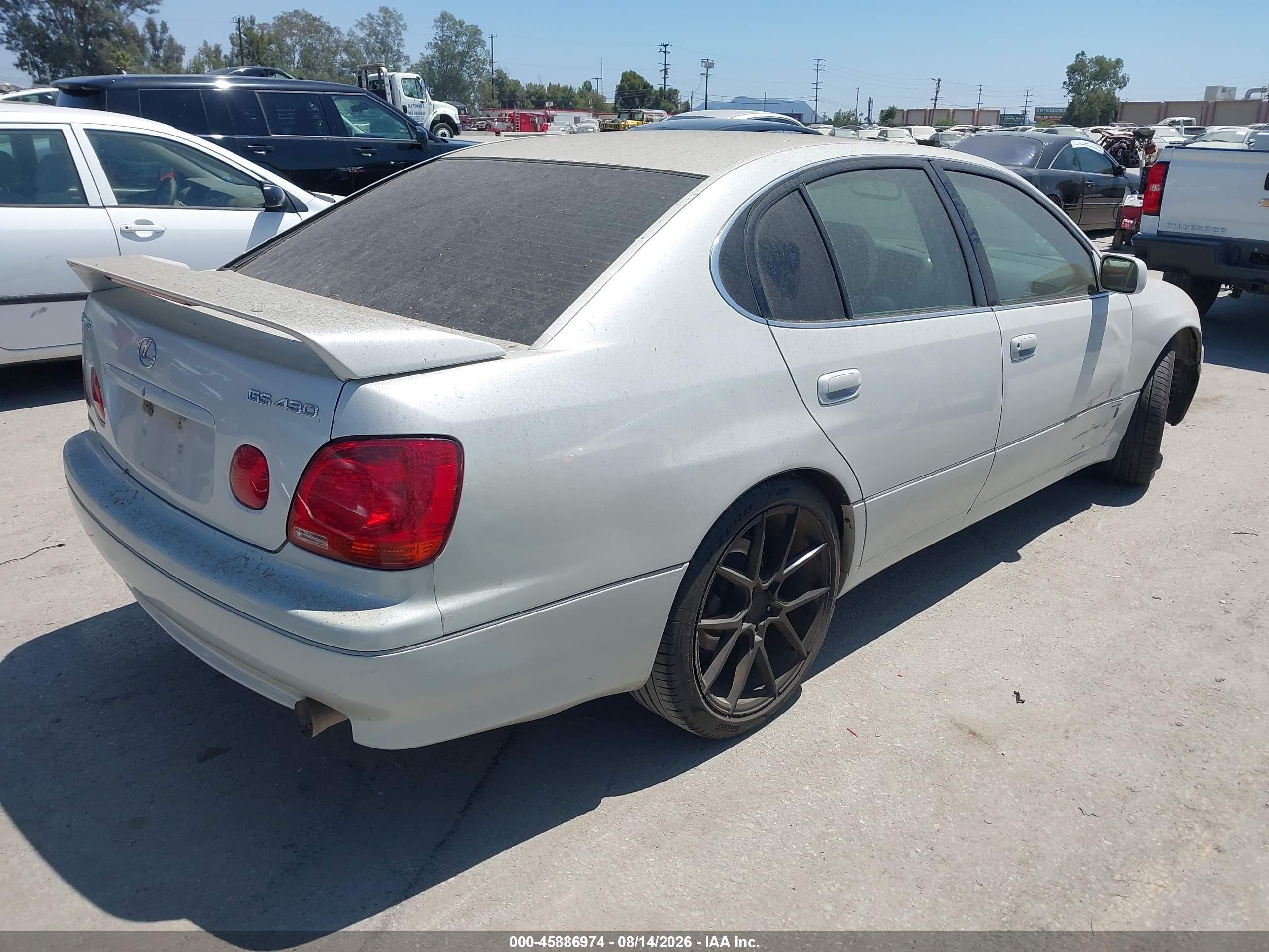 2003 Lexus Gs 430   Silver vin: JT8BL69SX30012232