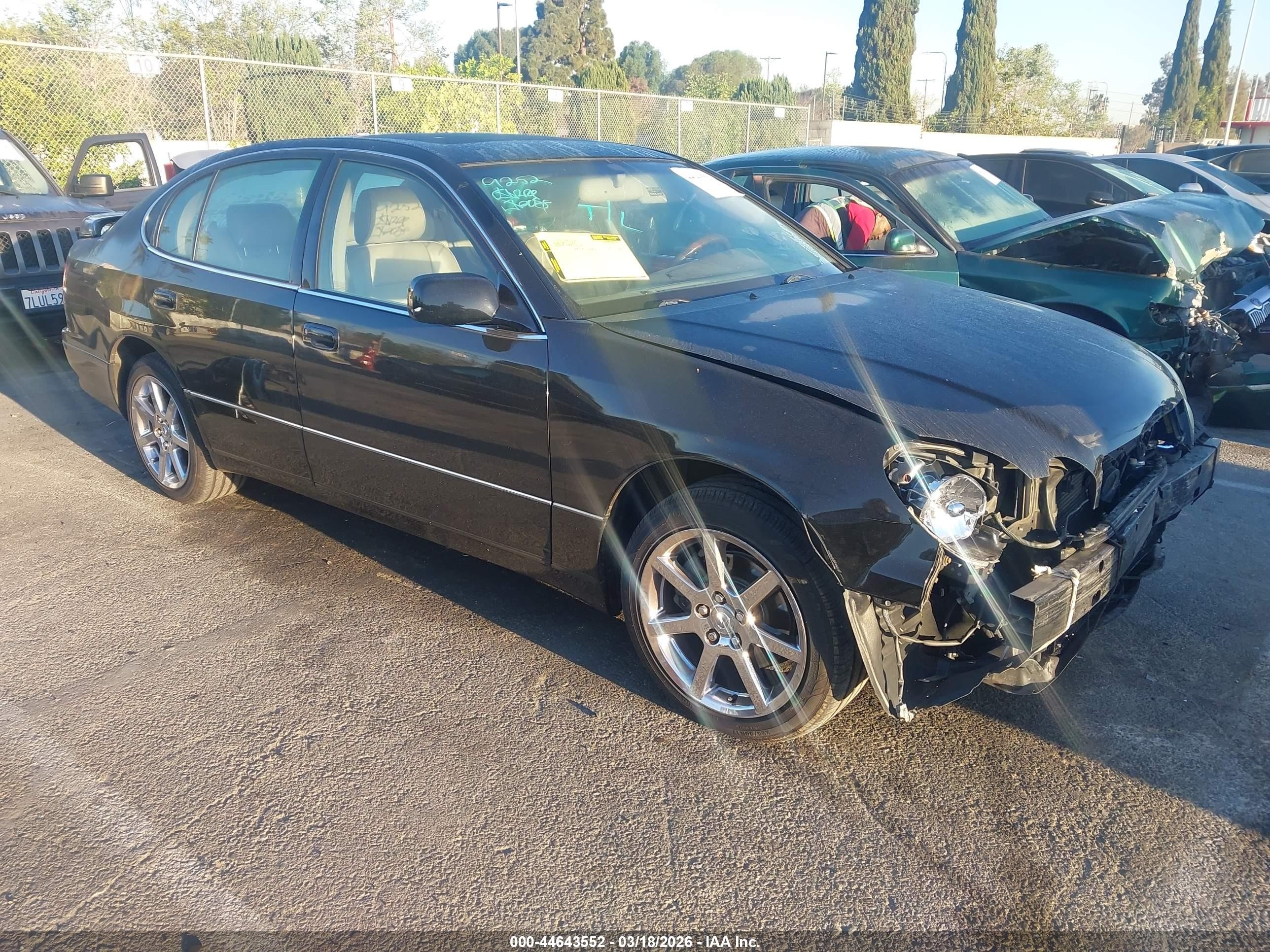 2003 Lexus Gs 430   Black vin: JT8BL69SX30013297
