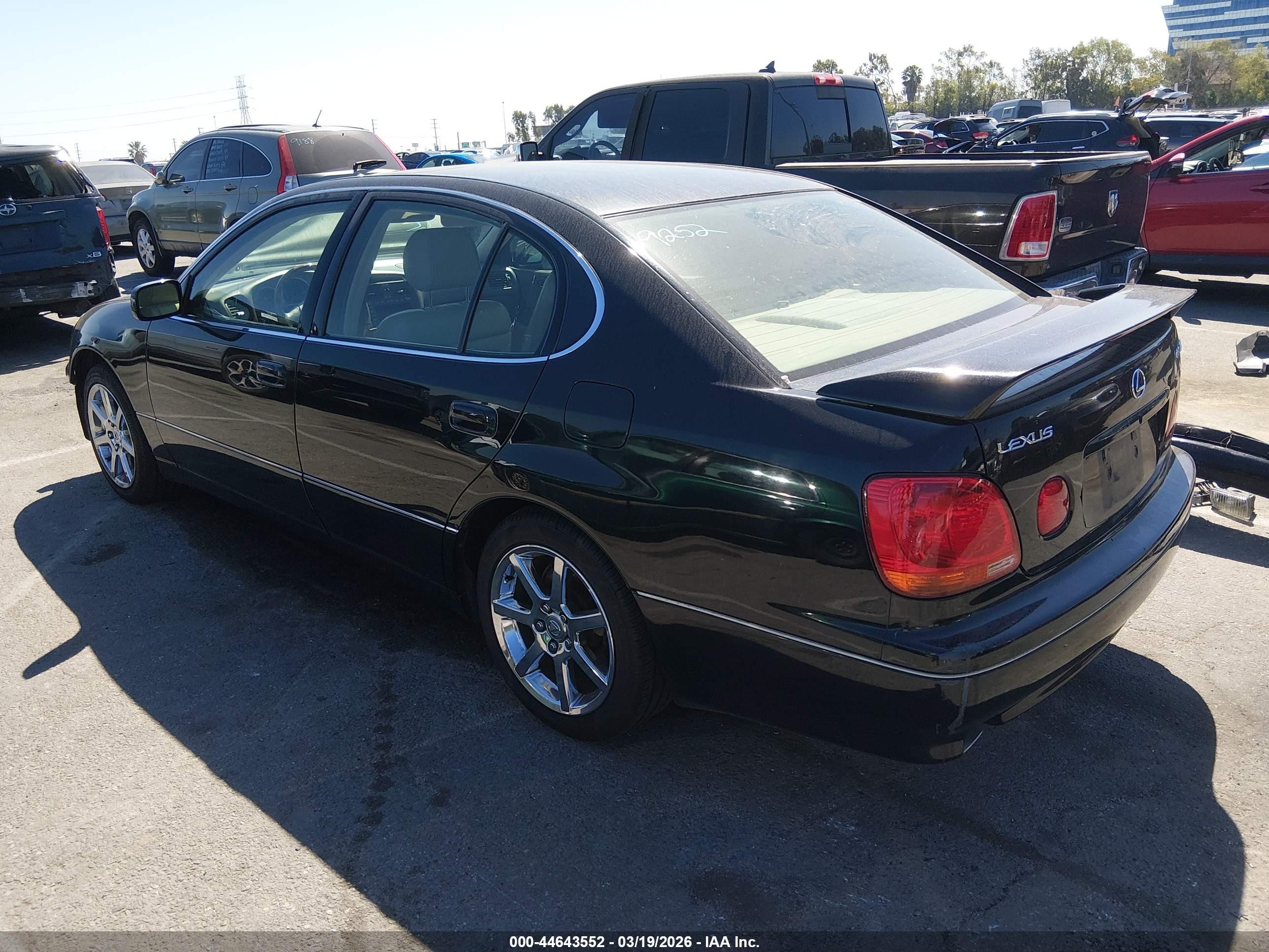 2003 Lexus Gs 430   Black vin: JT8BL69SX30013297