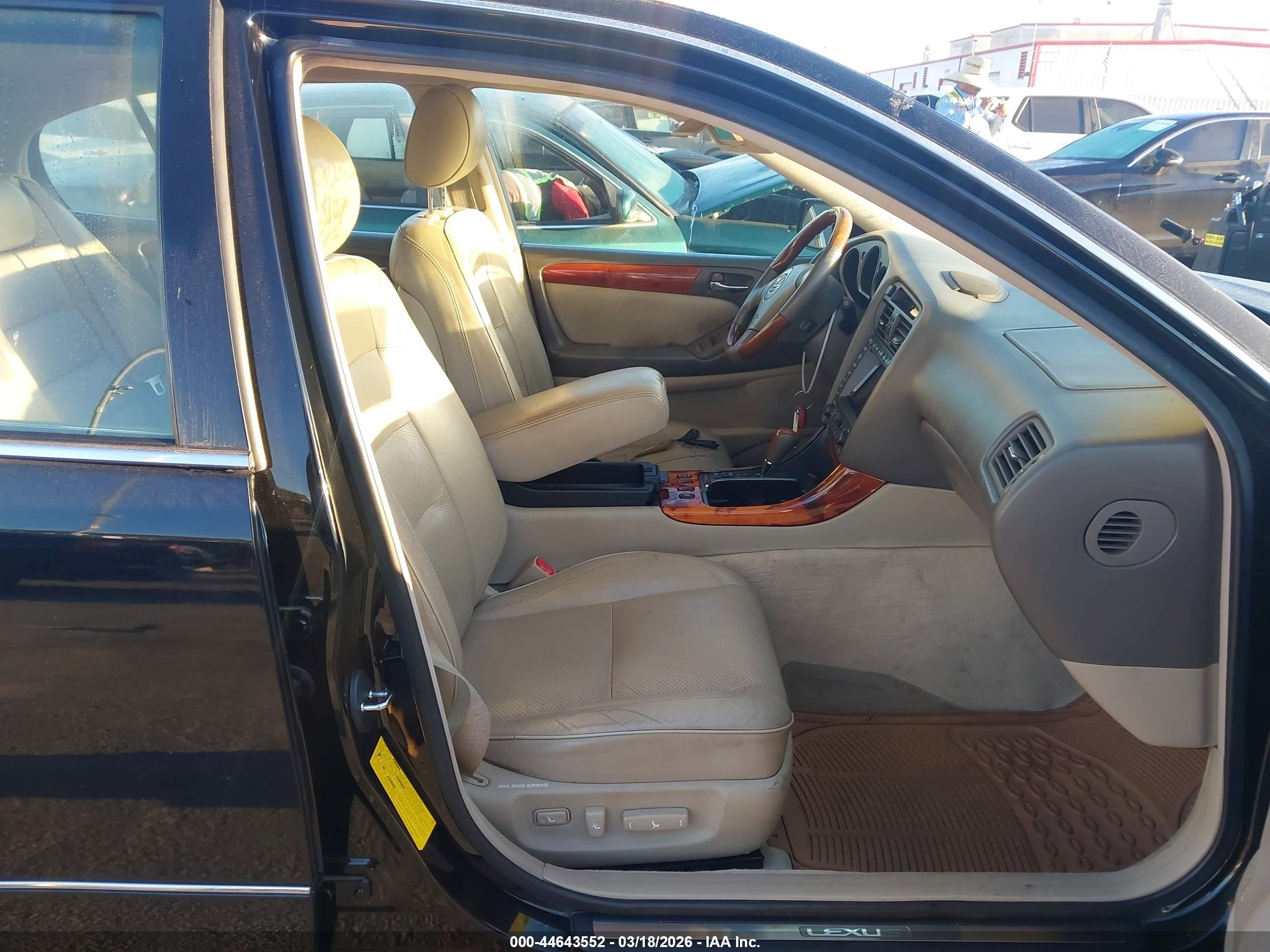 2003 Lexus Gs 430   Black vin: JT8BL69SX30013297