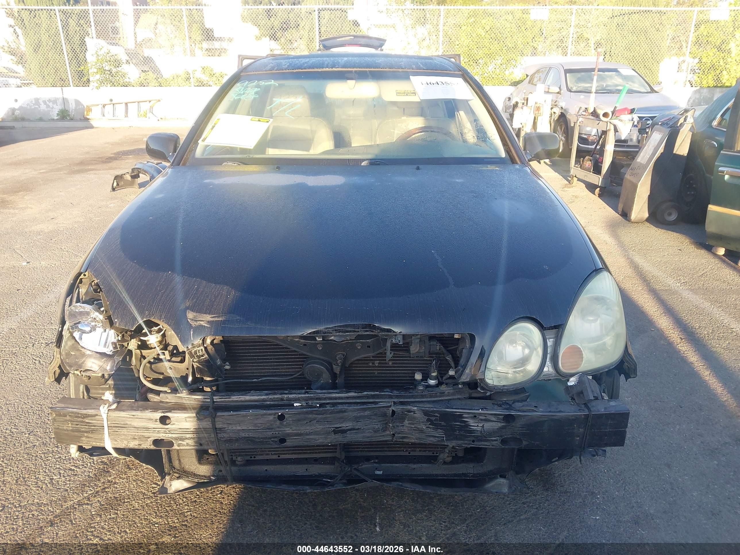 2003 Lexus Gs 430   Black vin: JT8BL69SX30013297