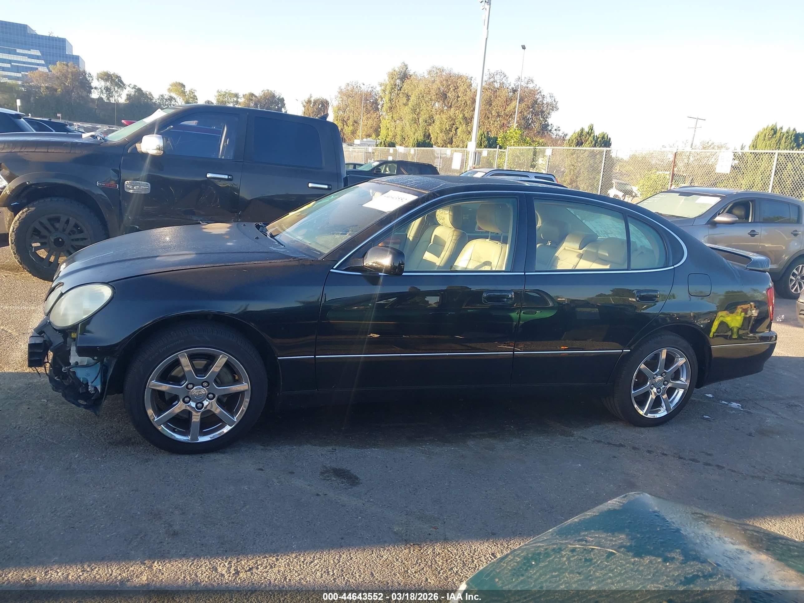 2003 Lexus Gs 430   Black vin: JT8BL69SX30013297