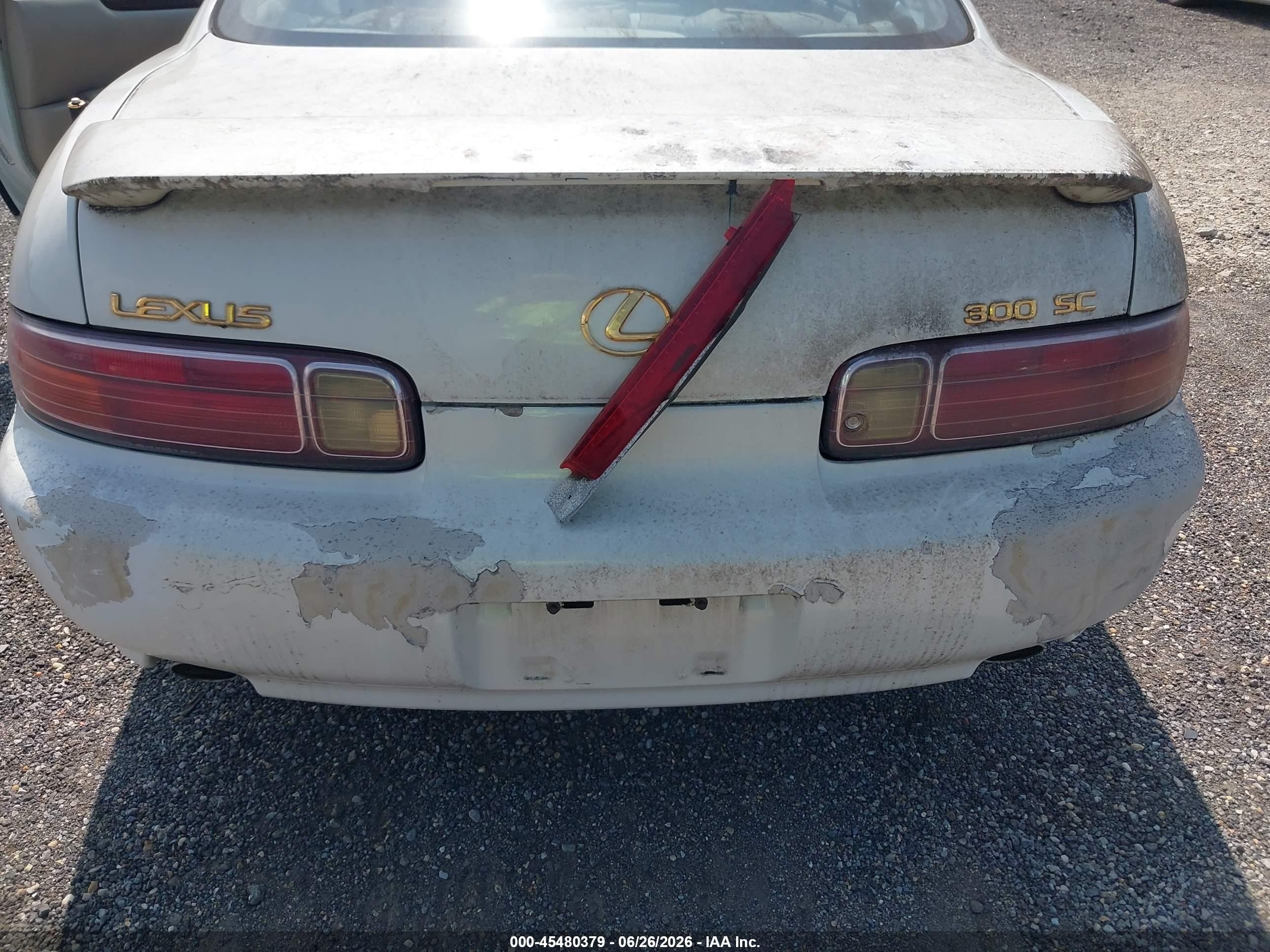 2000 Lexus Sc 300   White vin: JT8CD32Z5Y1006704