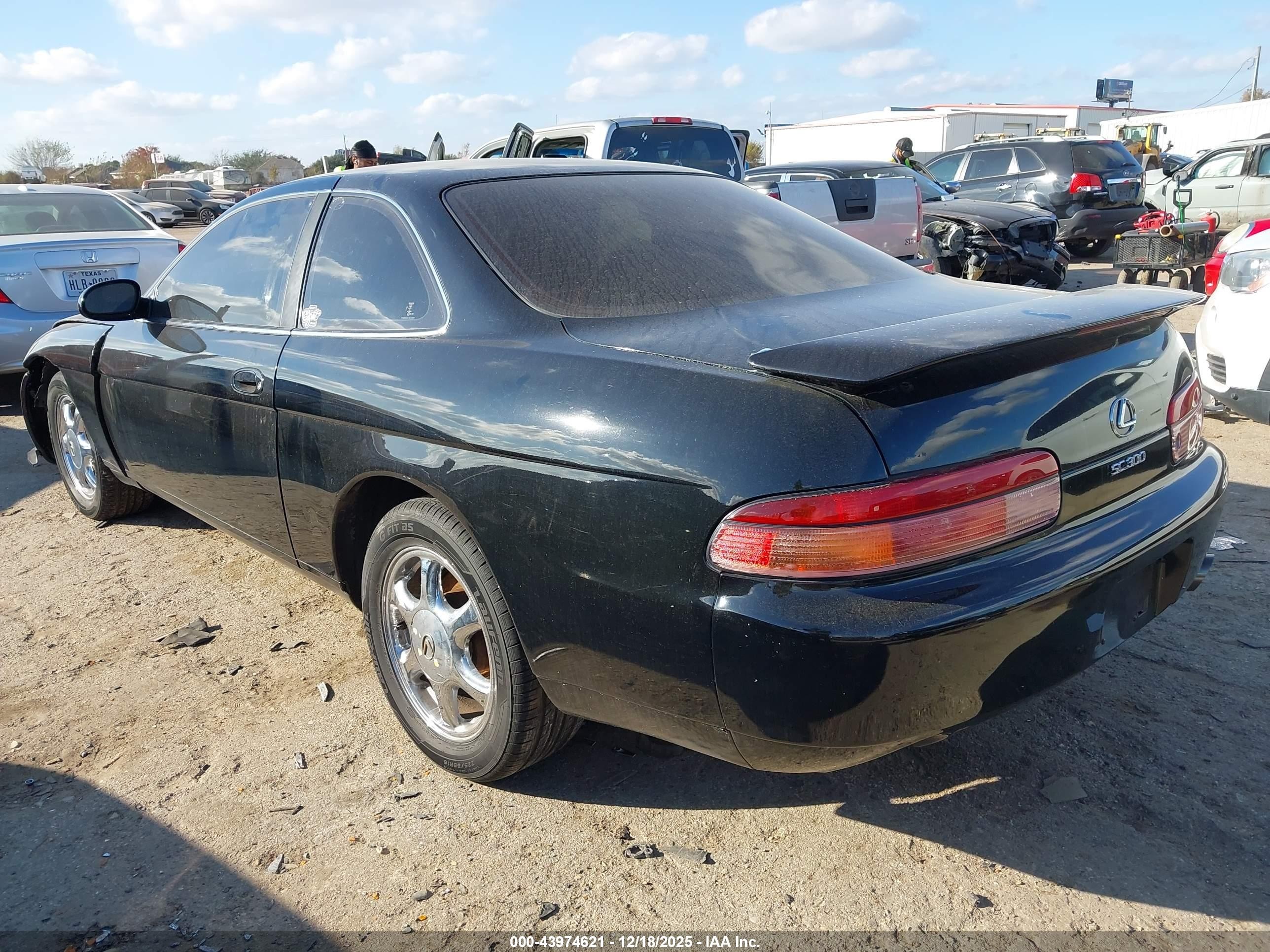 1996 Lexus Sc 300 Black vin: JT8CD32Z6T0033859