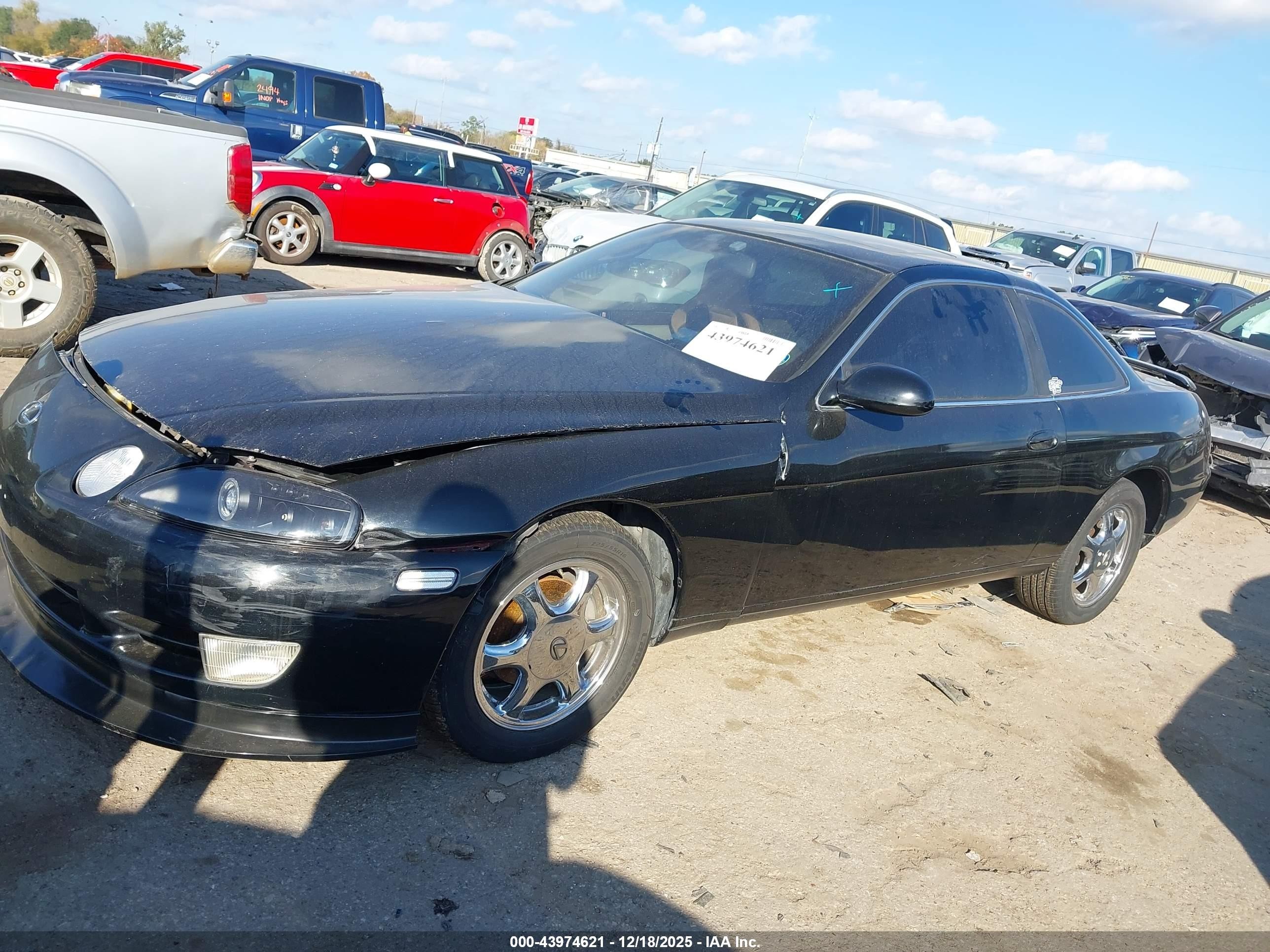 1996 Lexus Sc 300 Black vin: JT8CD32Z6T0033859