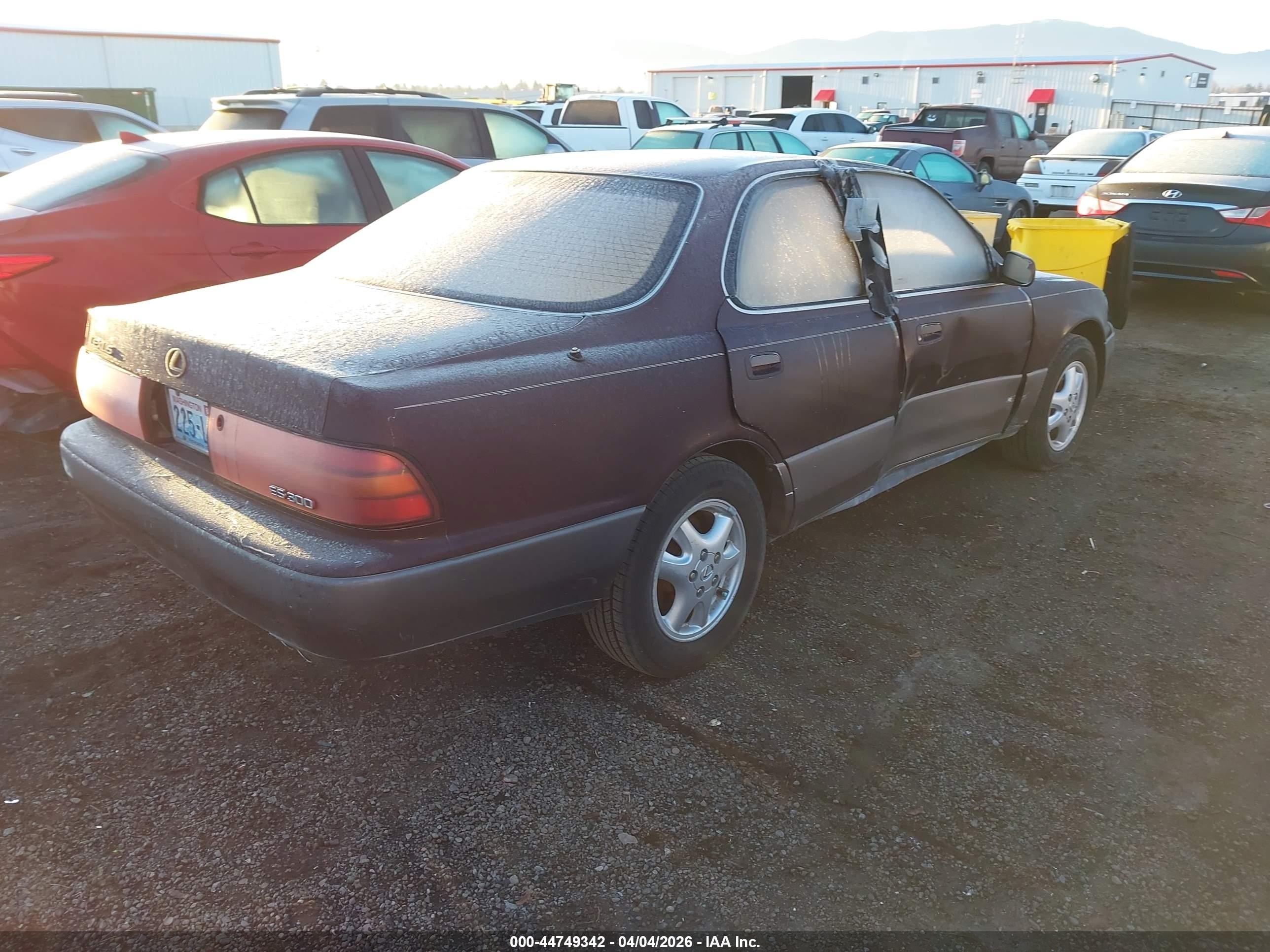 1994 Lexus Es 300 Фиолетовый vin: JT8GK13T1R0049918
