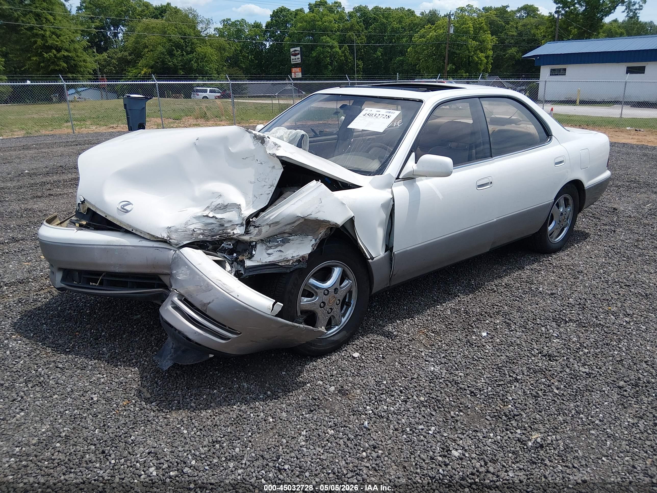 1995 Lexus Es 300 White vin: JT8GK13T2S0104866