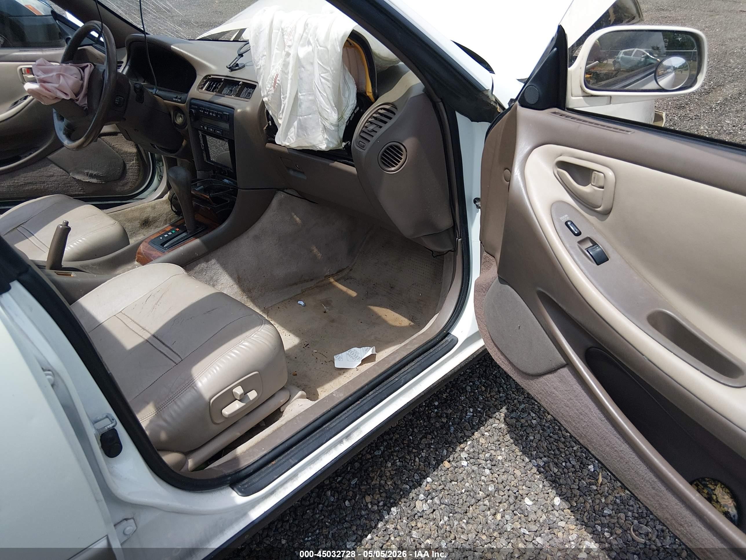 1995 Lexus Es 300 White vin: JT8GK13T2S0104866