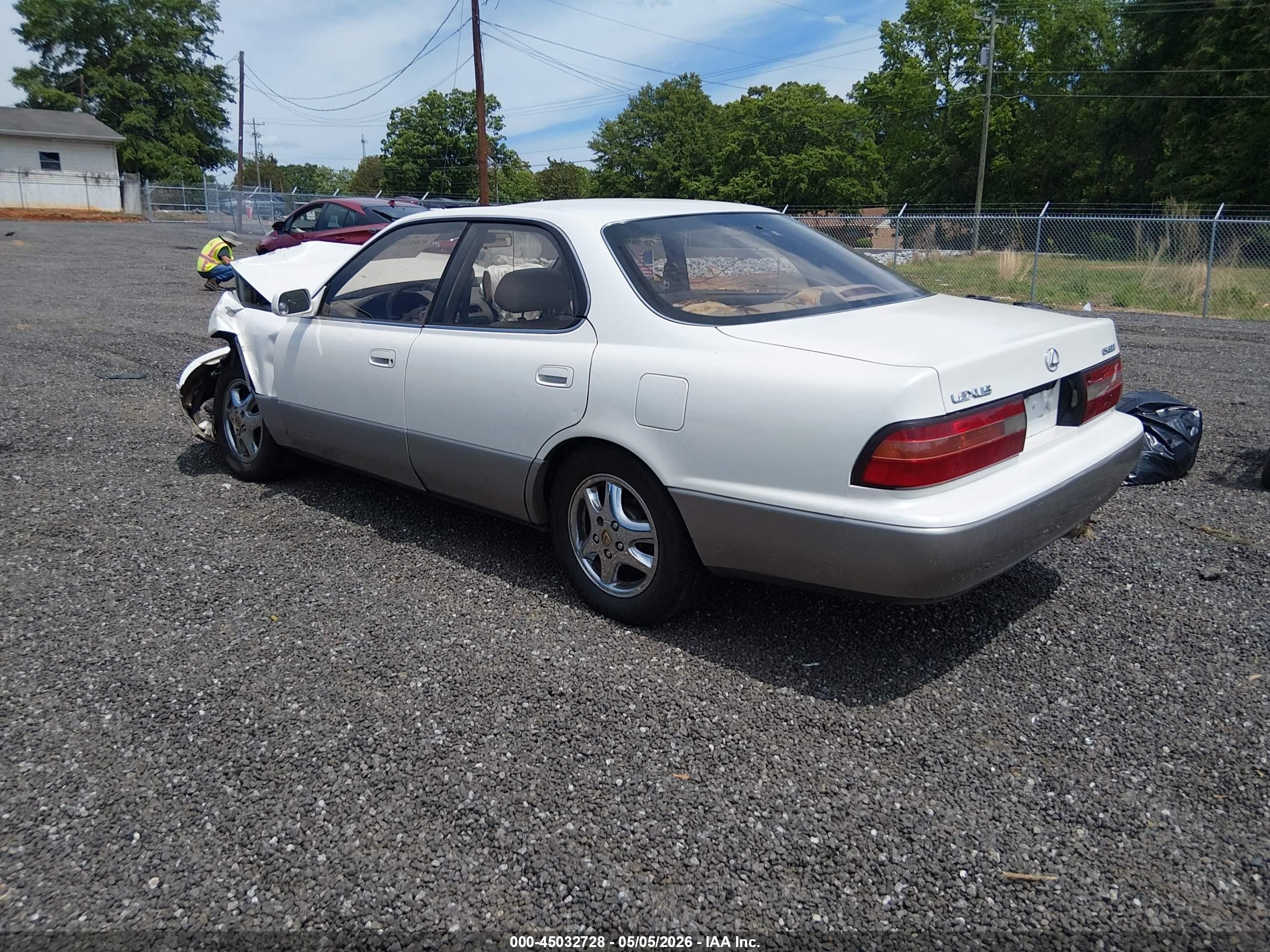 1995 Lexus Es 300 White vin: JT8GK13T2S0104866