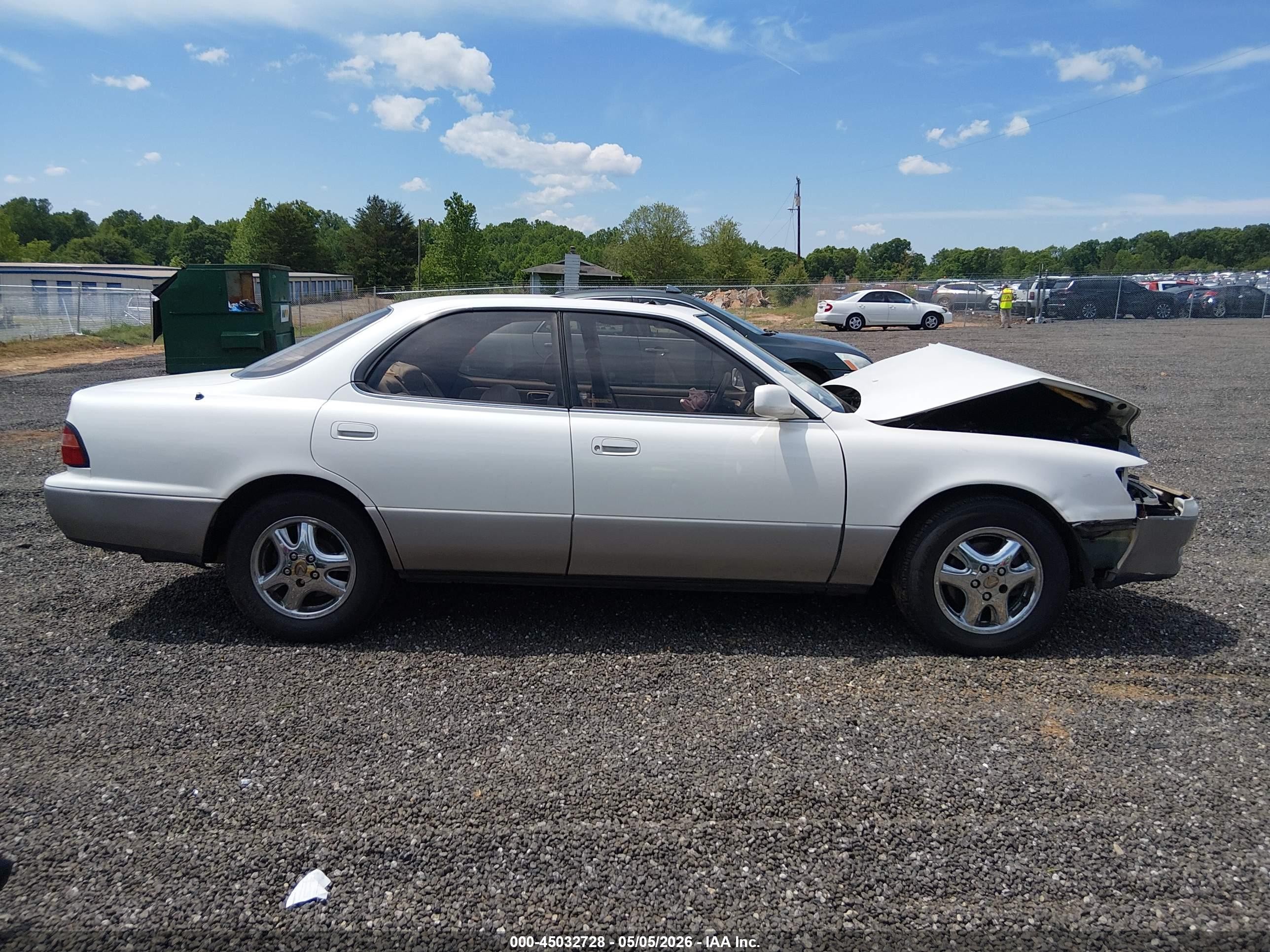 1995 Lexus Es 300 White vin: JT8GK13T2S0104866