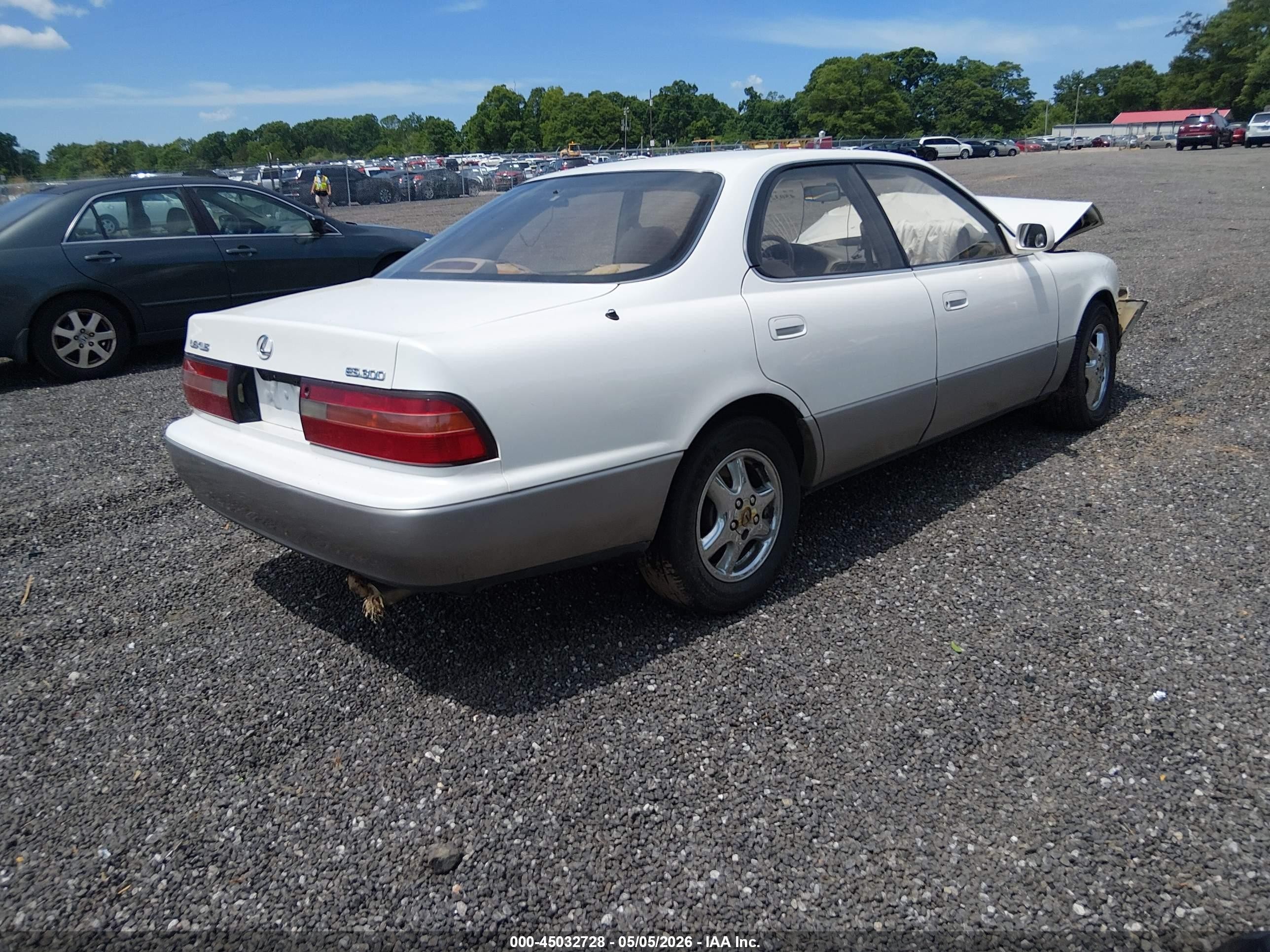 1995 Lexus Es 300 White vin: JT8GK13T2S0104866
