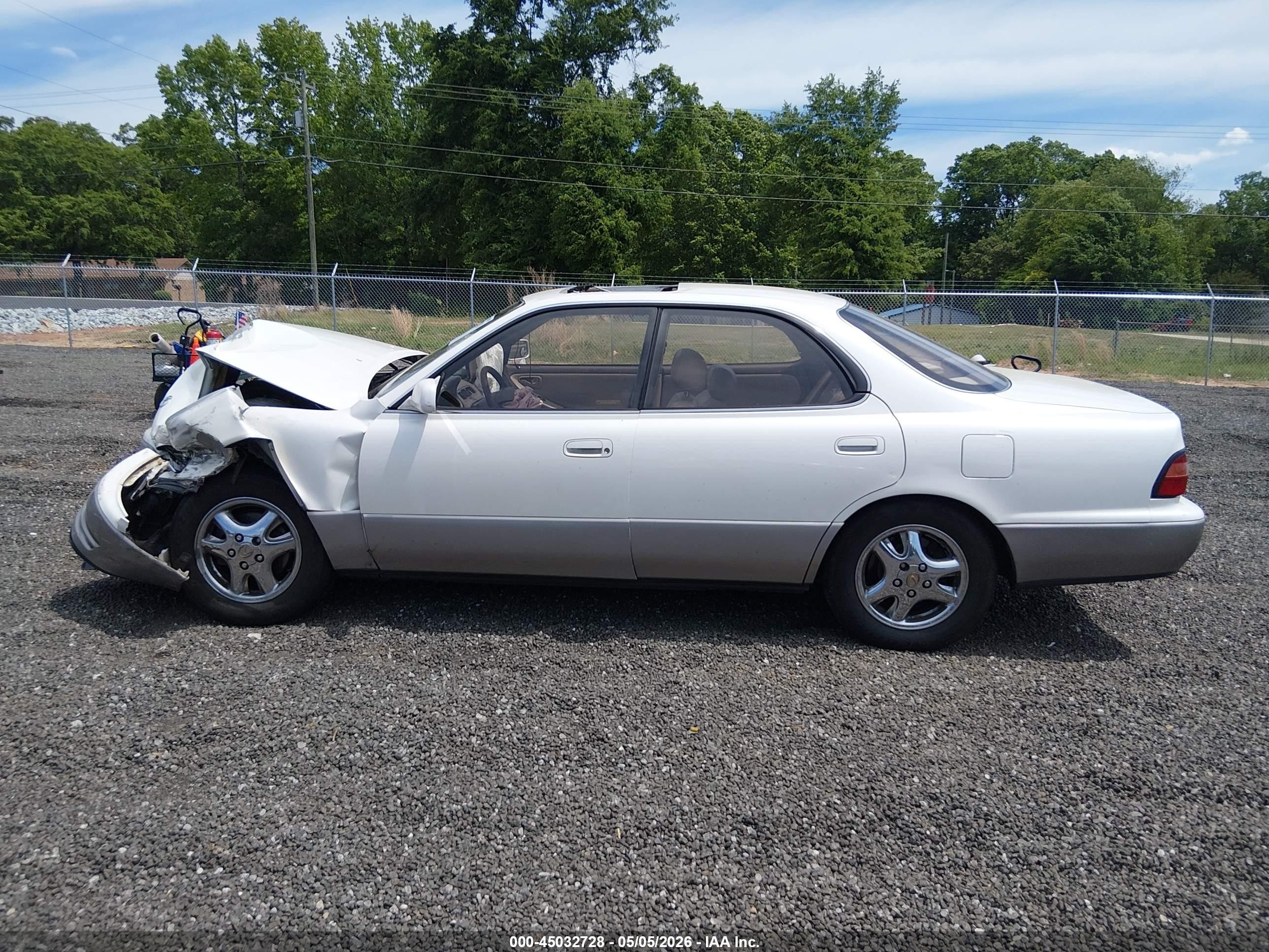 1995 Lexus Es 300 White vin: JT8GK13T2S0104866