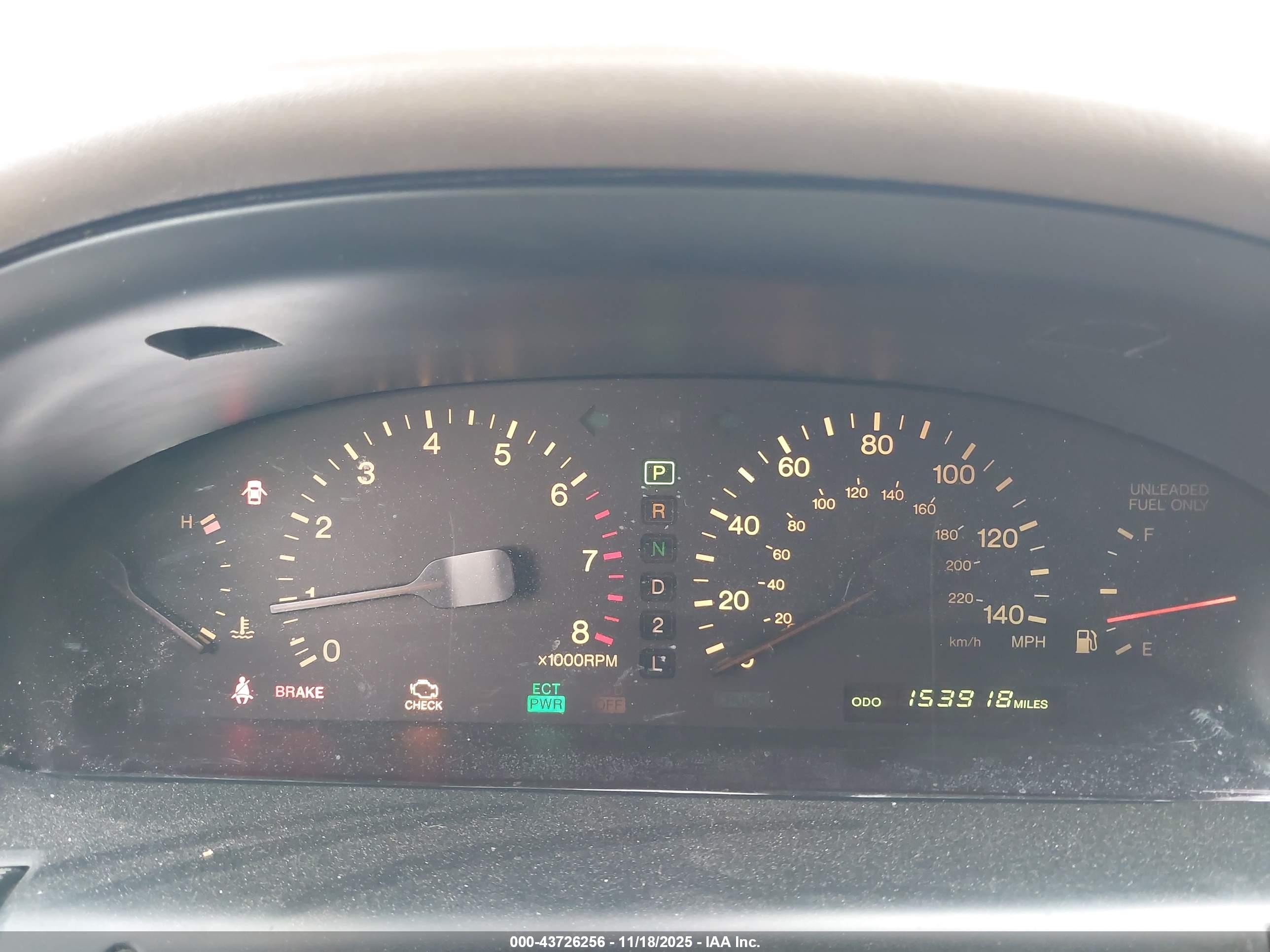 1994 Lexus Es 300 Зеленый vin: JT8GK13T4R0011115