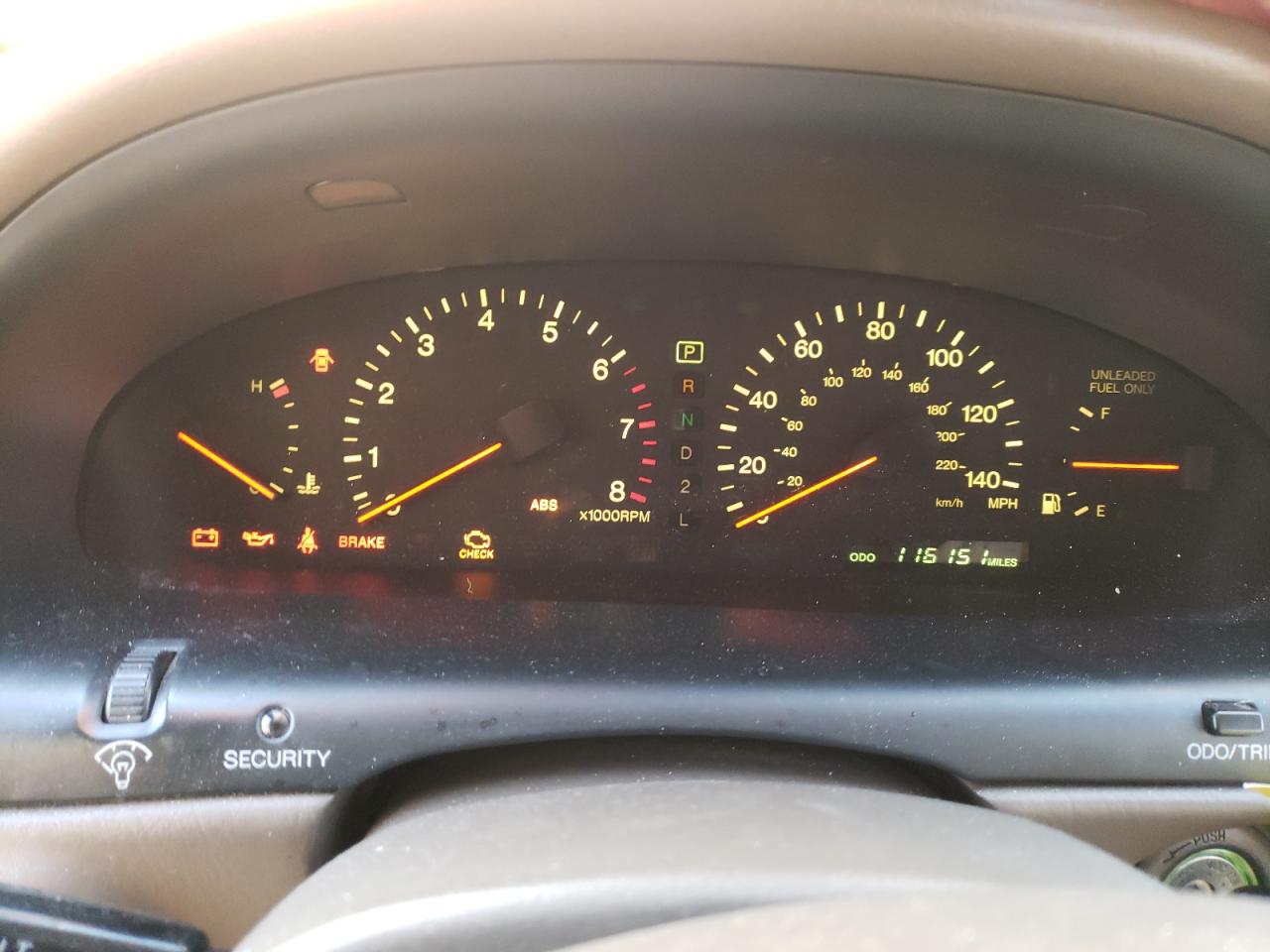 1994 Lexus Es 300 Black vin: JT8GK13T4R0050450