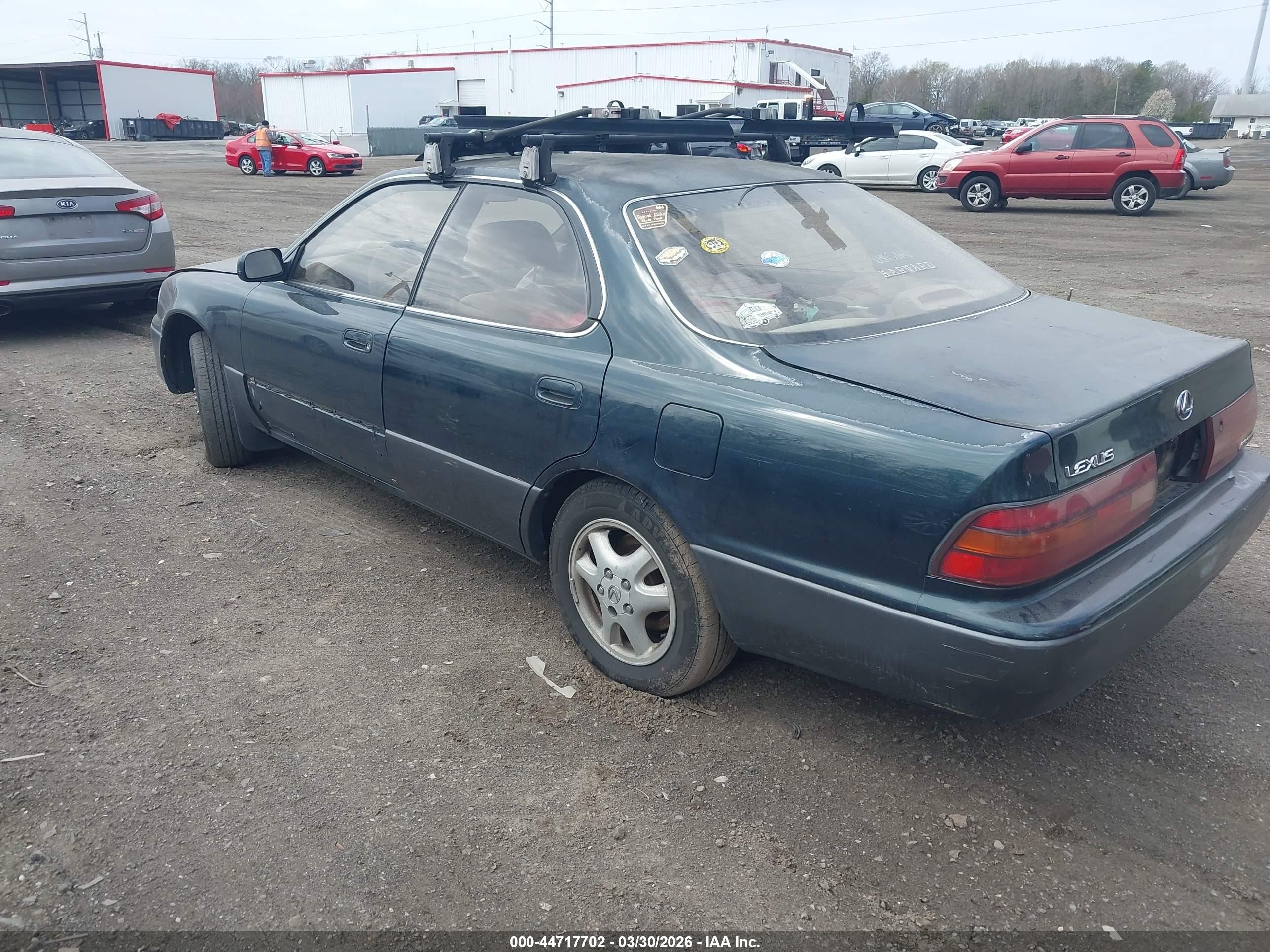 1994 Lexus Es 300 Зеленый vin: JT8GK13T6R0070764