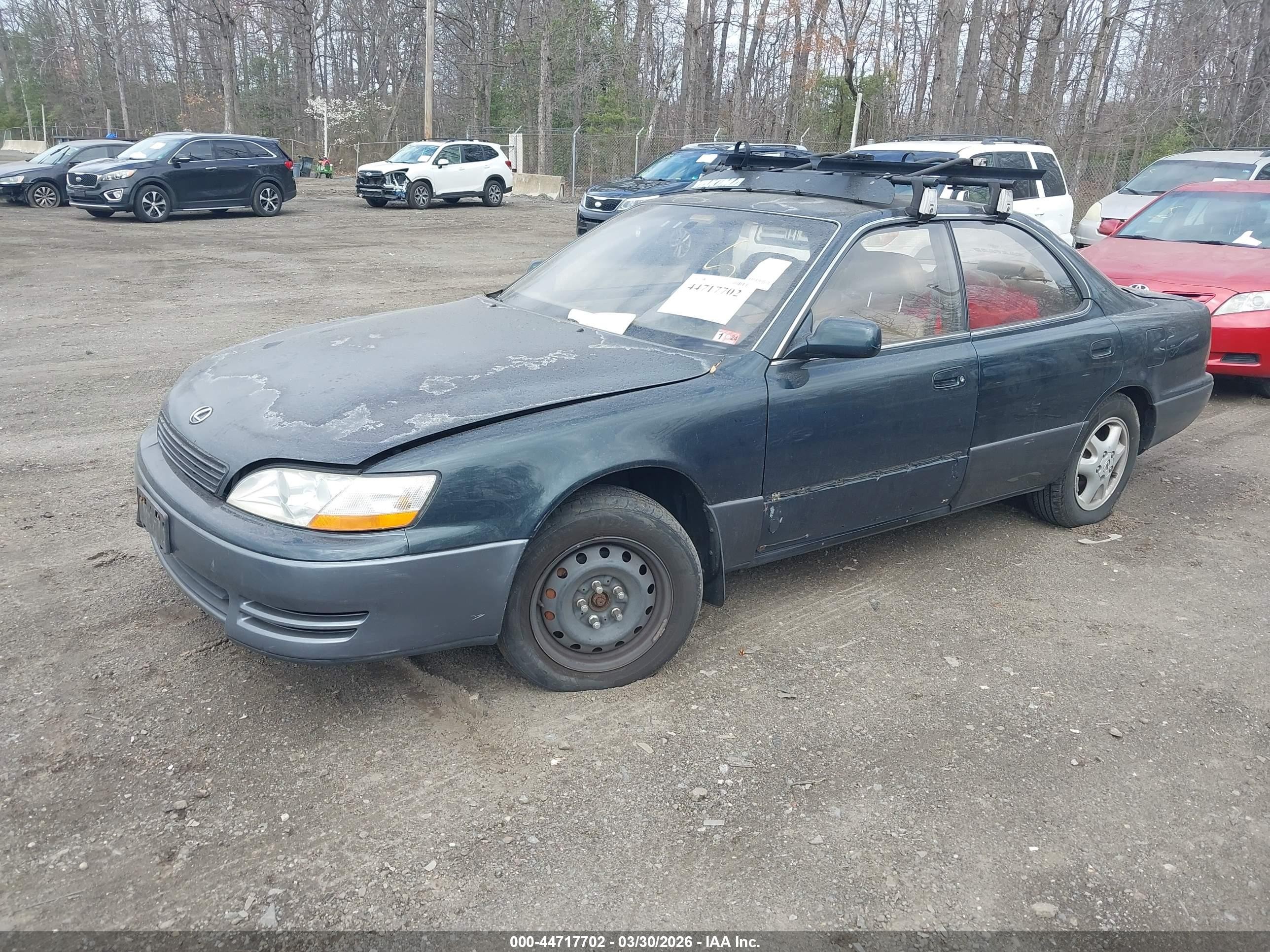 1994 Lexus Es 300 Зеленый vin: JT8GK13T6R0070764