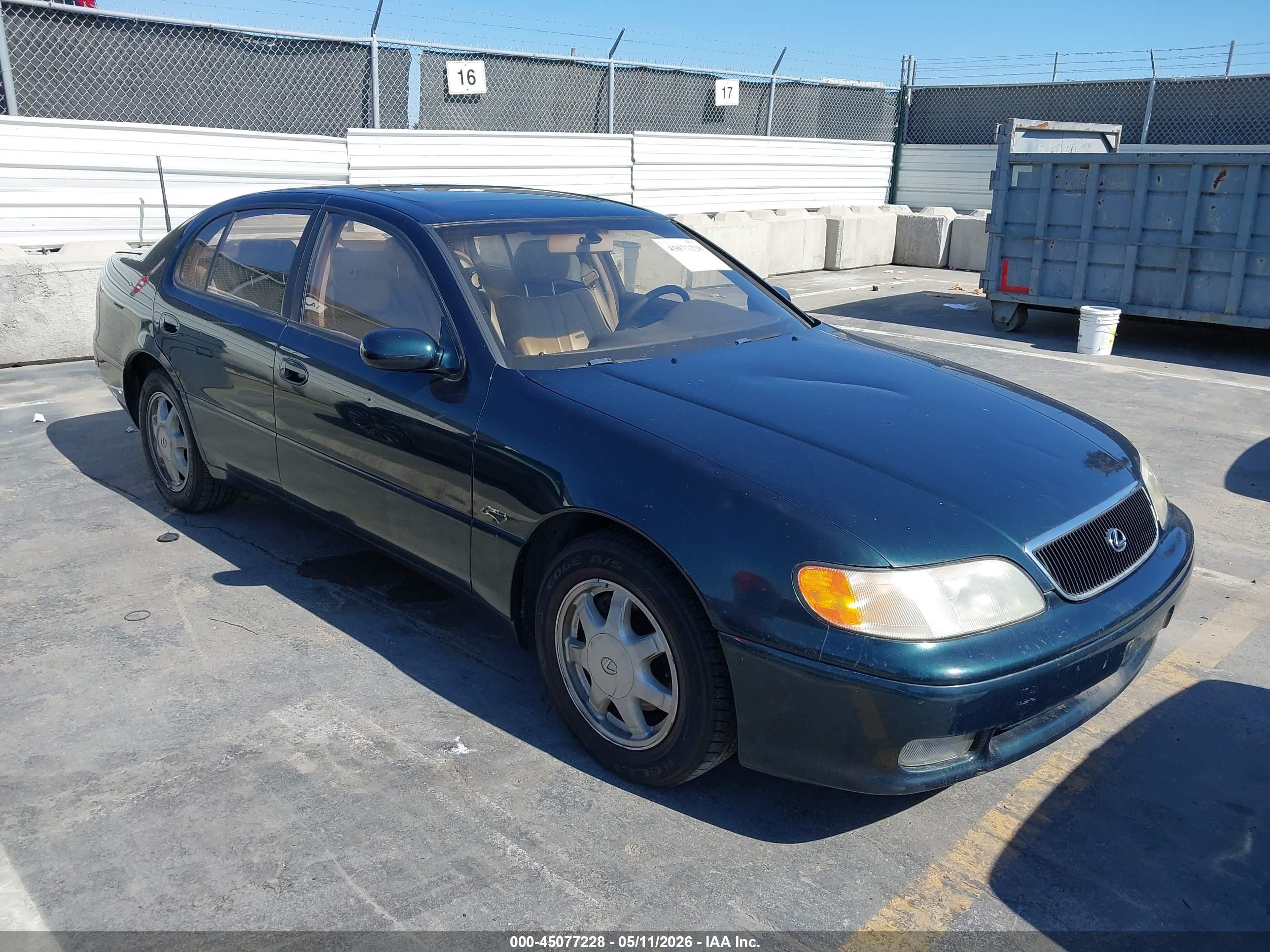 1993 Lexus Gs 300 Green vin: JT8JS47E2P0030195