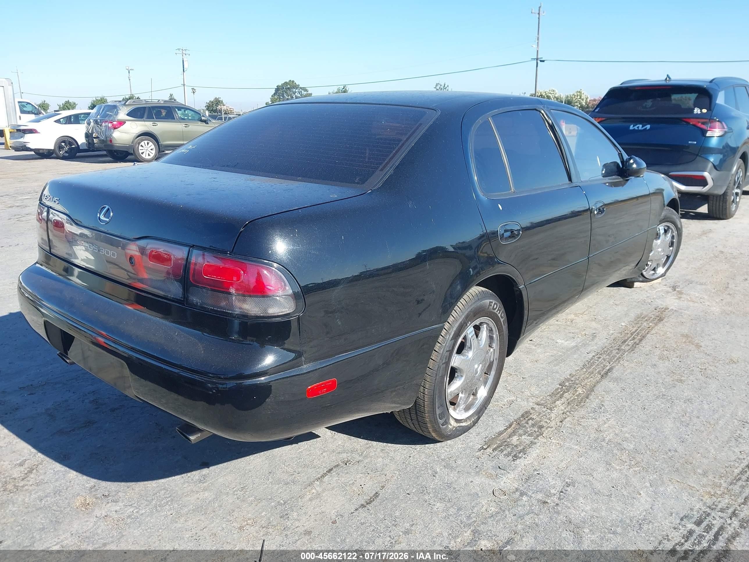 1993 Lexus Gs 300 Black vin: JT8JS47E7P0052404