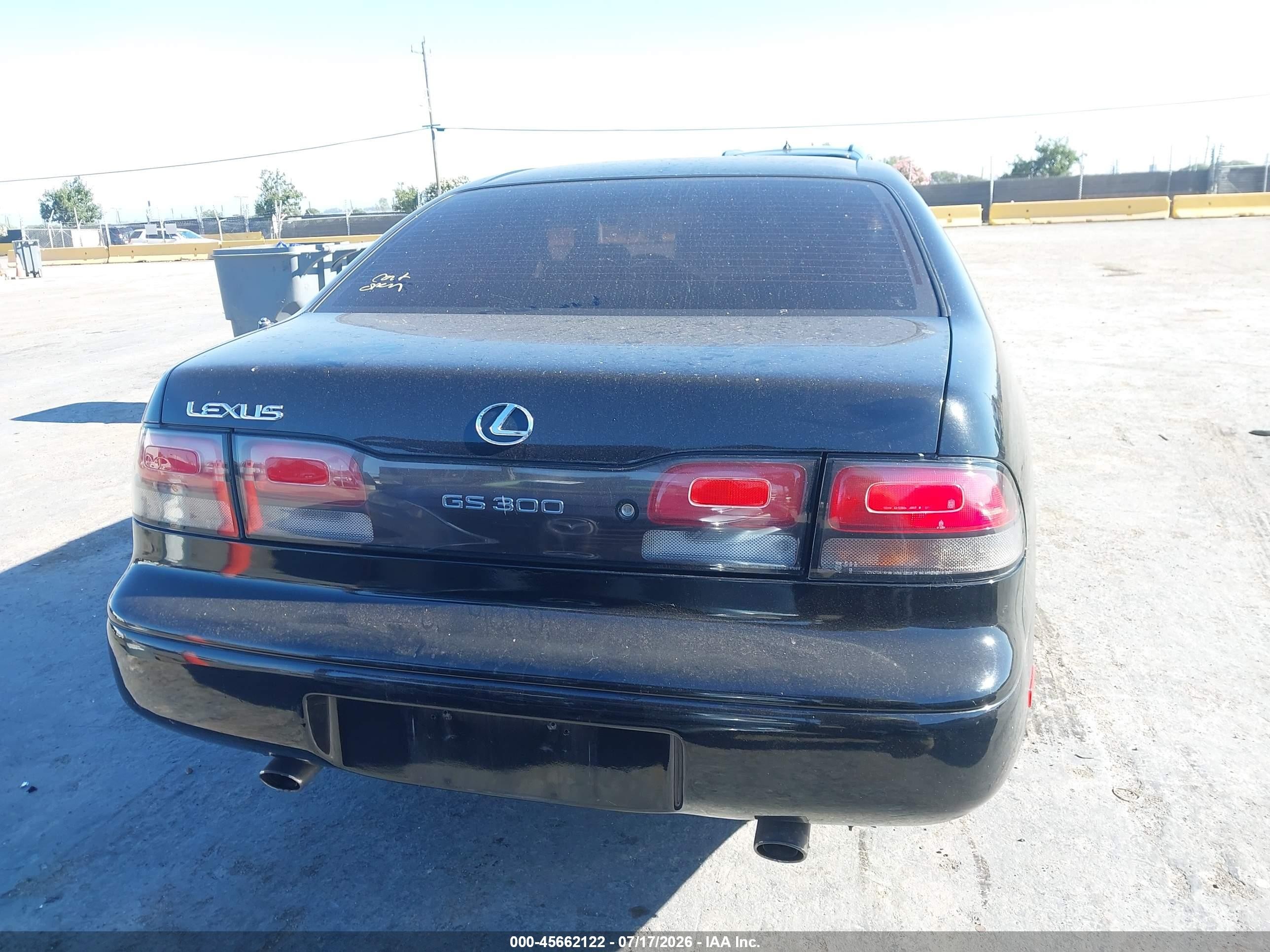 1993 Lexus Gs 300 Black vin: JT8JS47E7P0052404