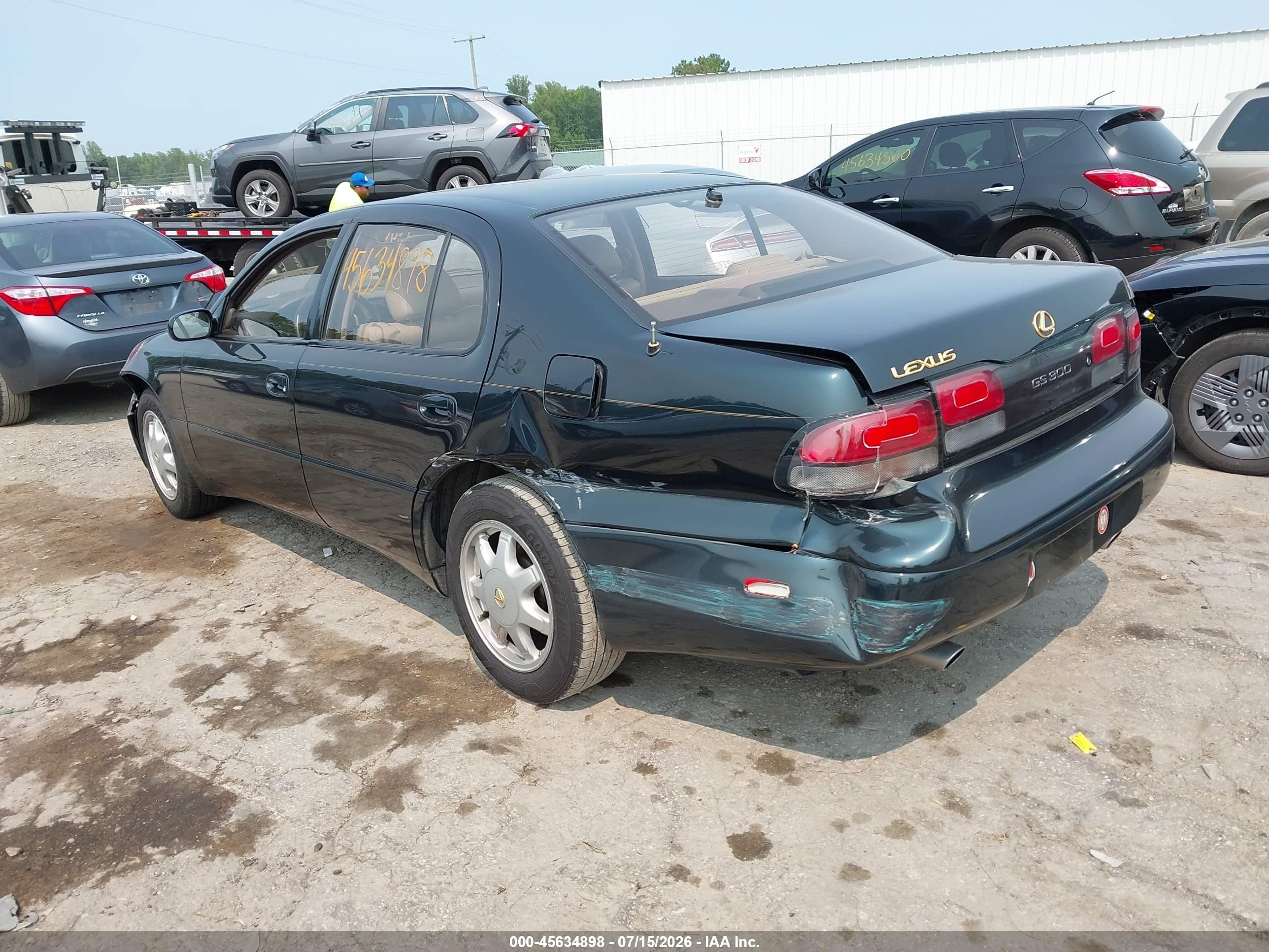 1994 Lexus Gs 300 Green vin: JT8JS47E7R0076575
