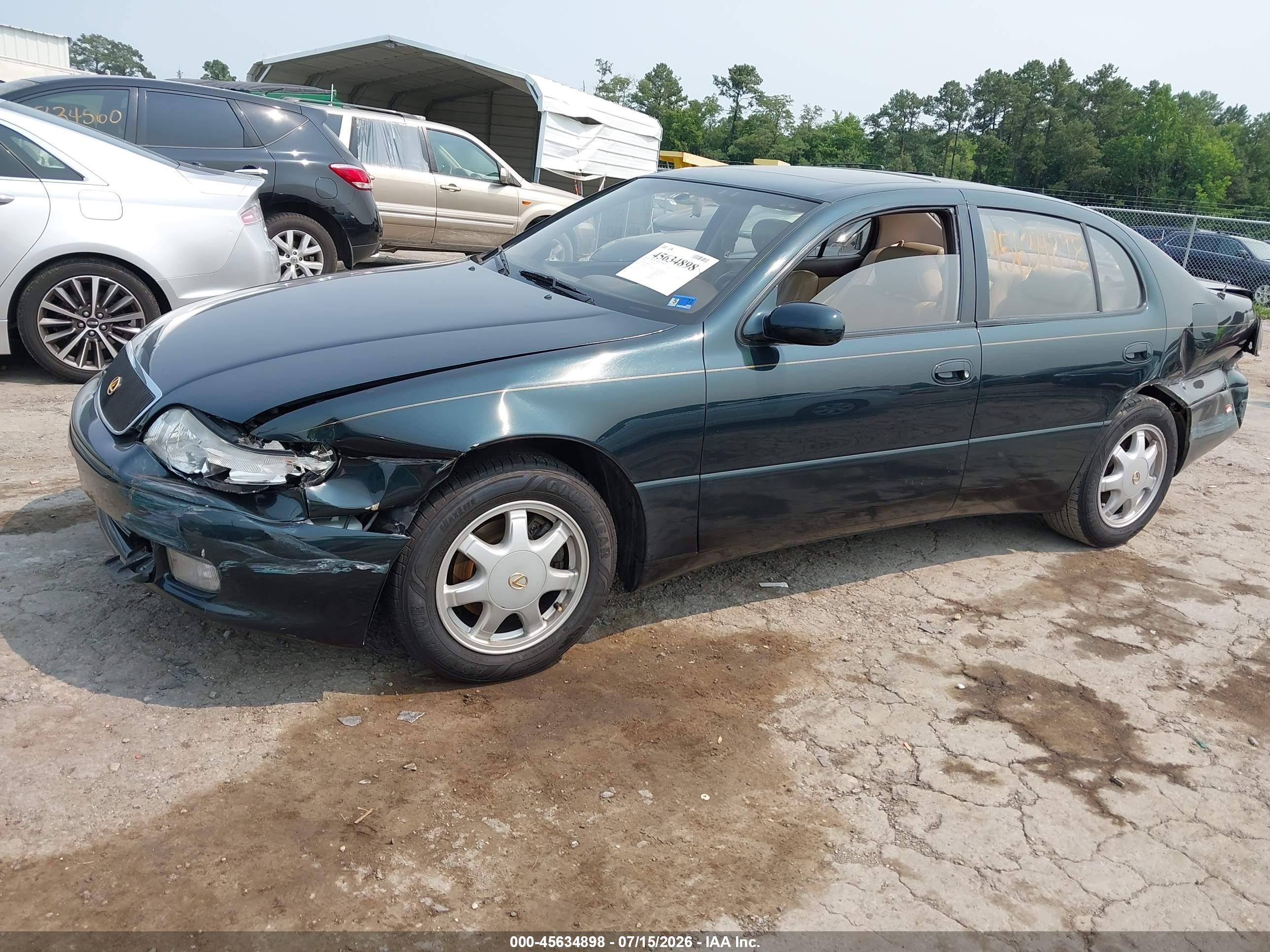 1994 Lexus Gs 300 Green vin: JT8JS47E7R0076575