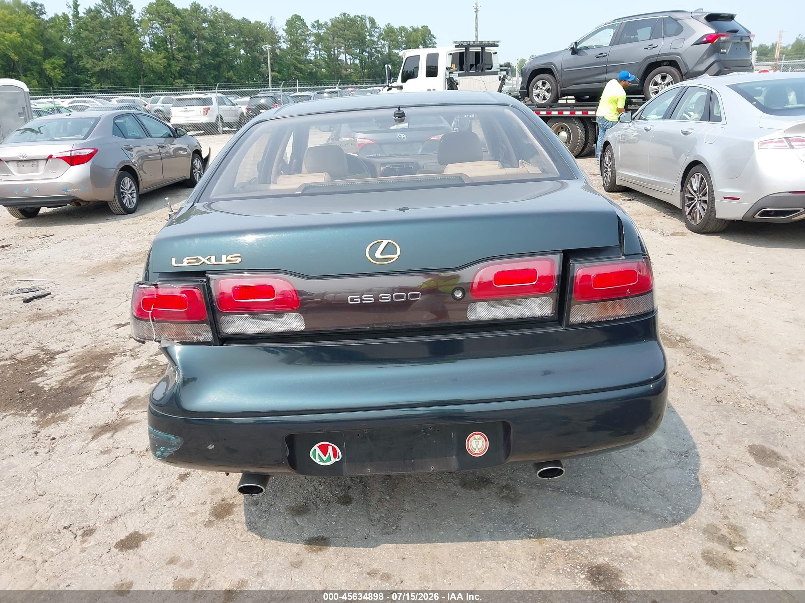 1994 Lexus Gs 300 Green vin: JT8JS47E7R0076575