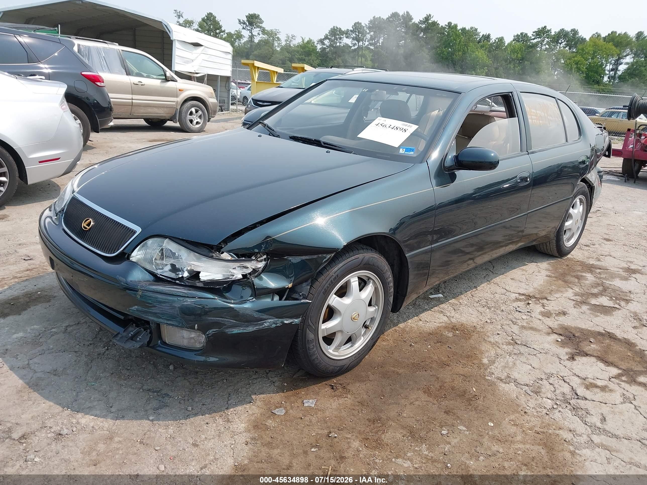 1994 Lexus Gs 300 Green vin: JT8JS47E7R0076575