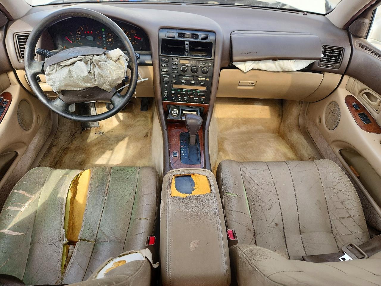 1995 Lexus Gs 300 White vin: JT8JS47E8S0101859