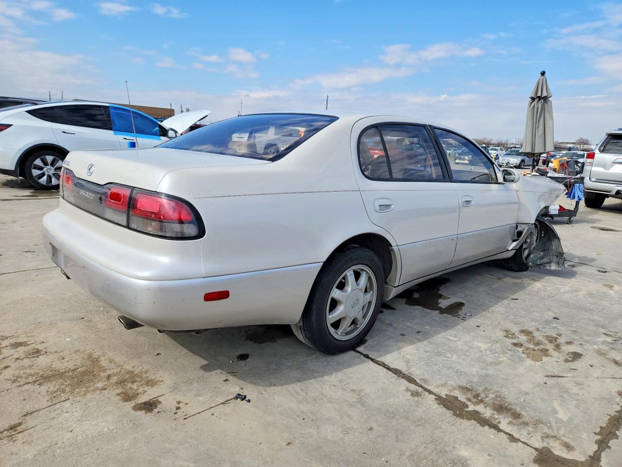 1995 Lexus Gs 300 White vin: JT8JS47E8S0101859