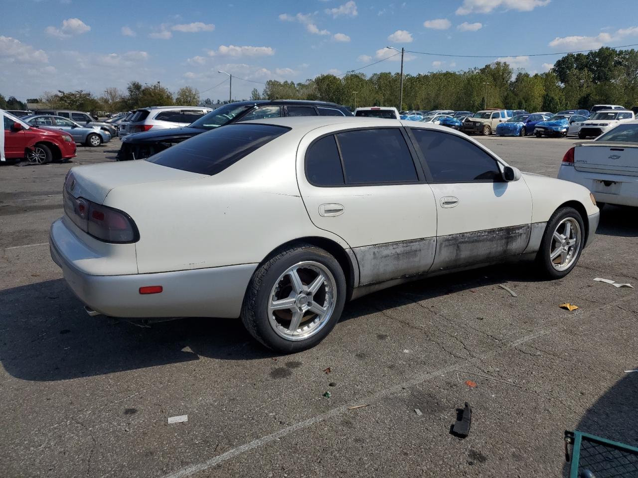 1995 Lexus Gs 300 White vin: JT8JS47E8S0105894