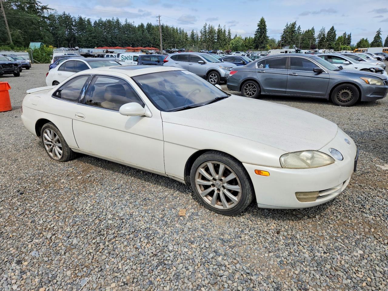 1995 Lexus Sc 300 White vin: JT8JZ31C5S0025689