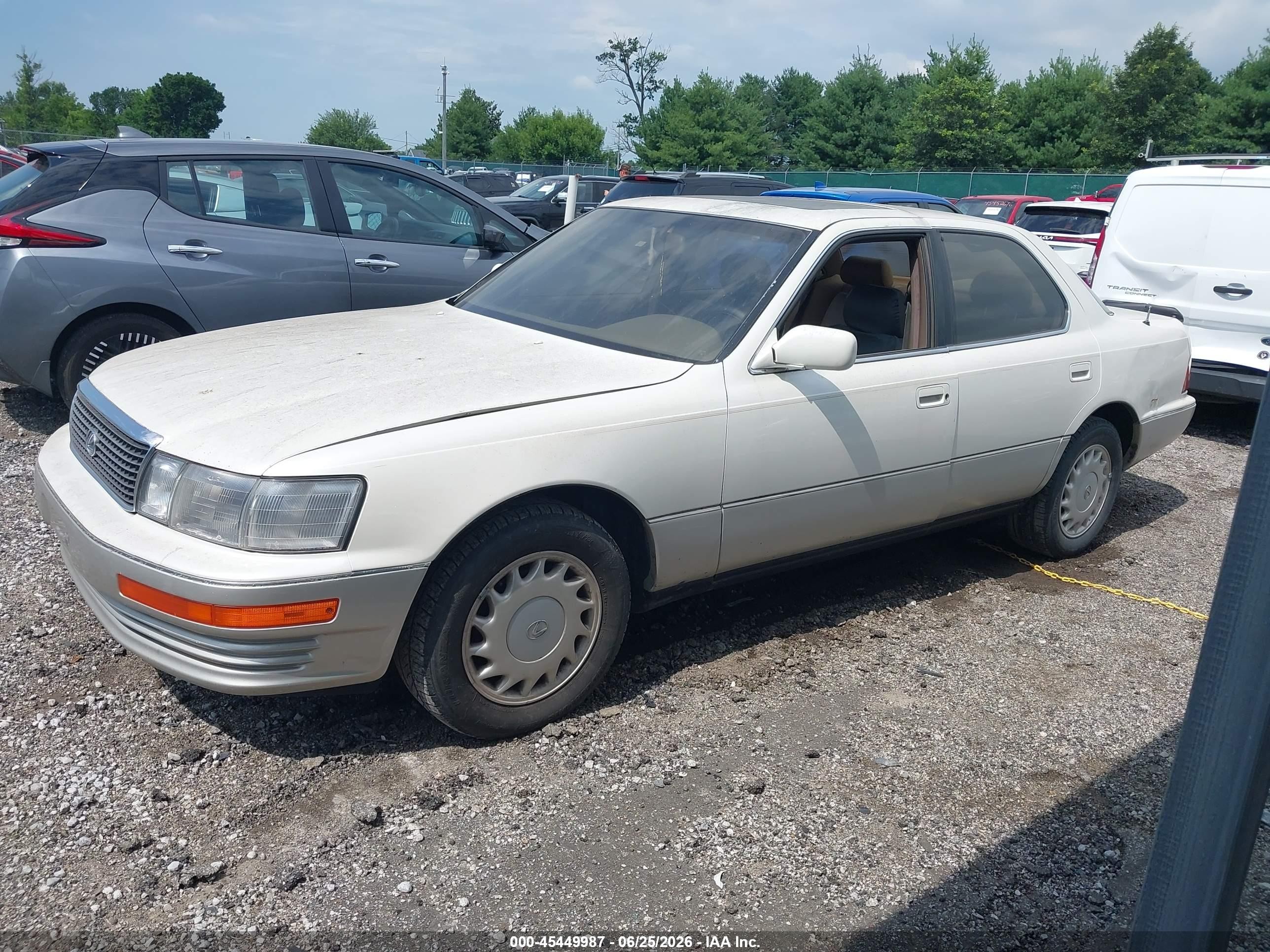 1991 Lexus Ls 400 White vin: JT8UF11E0M0079996