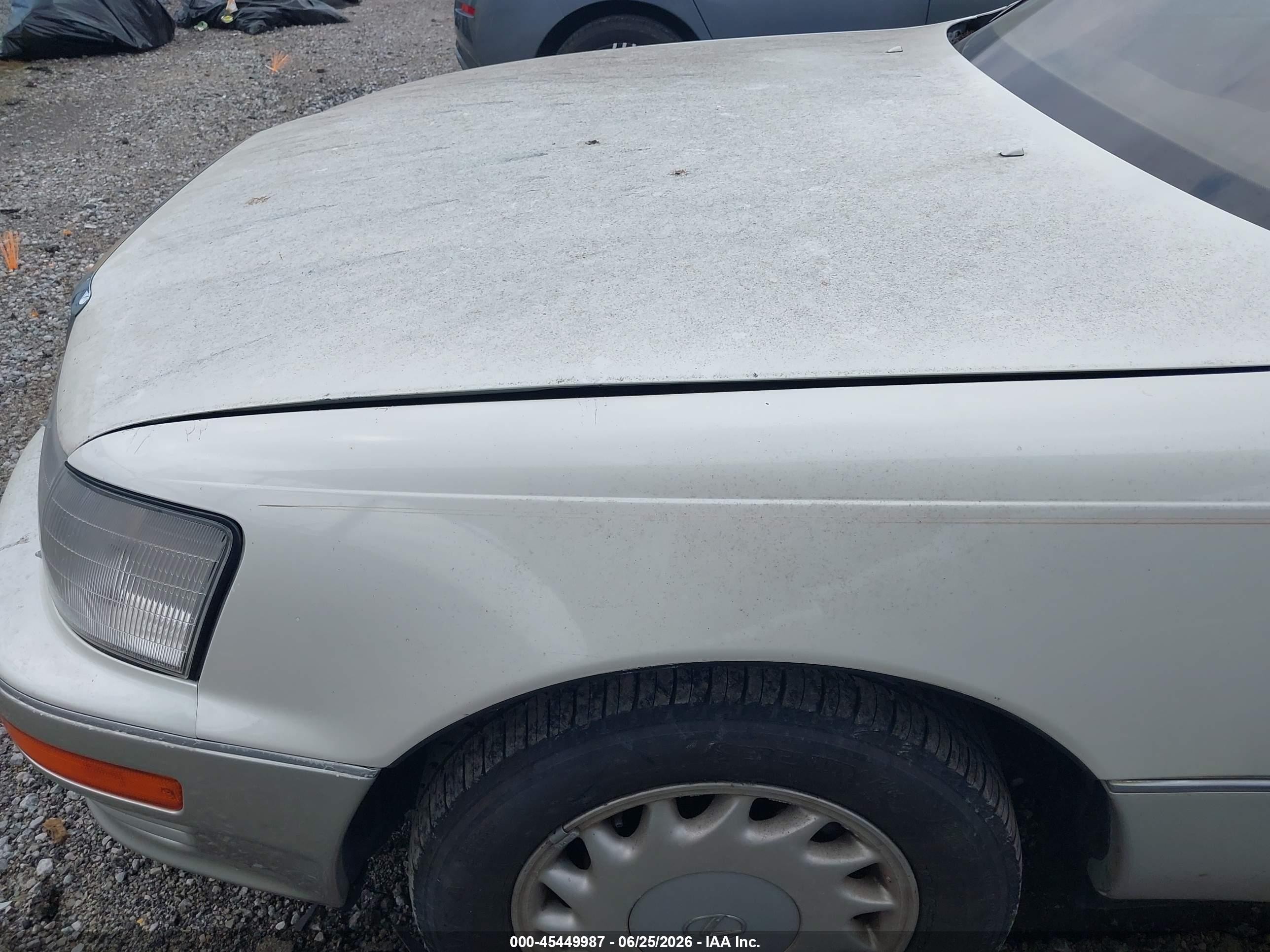 1991 Lexus Ls 400 White vin: JT8UF11E0M0079996