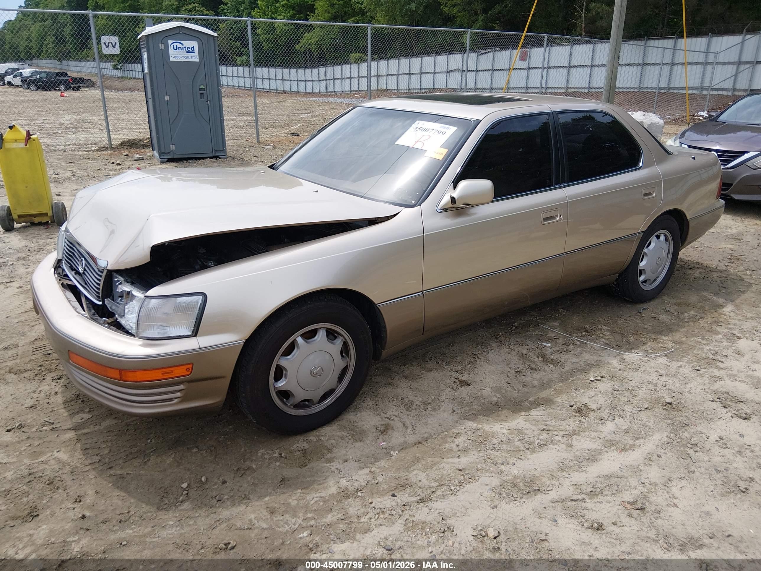 1993 Lexus Ls 400 Gold vin: JT8UF11EXP0179320