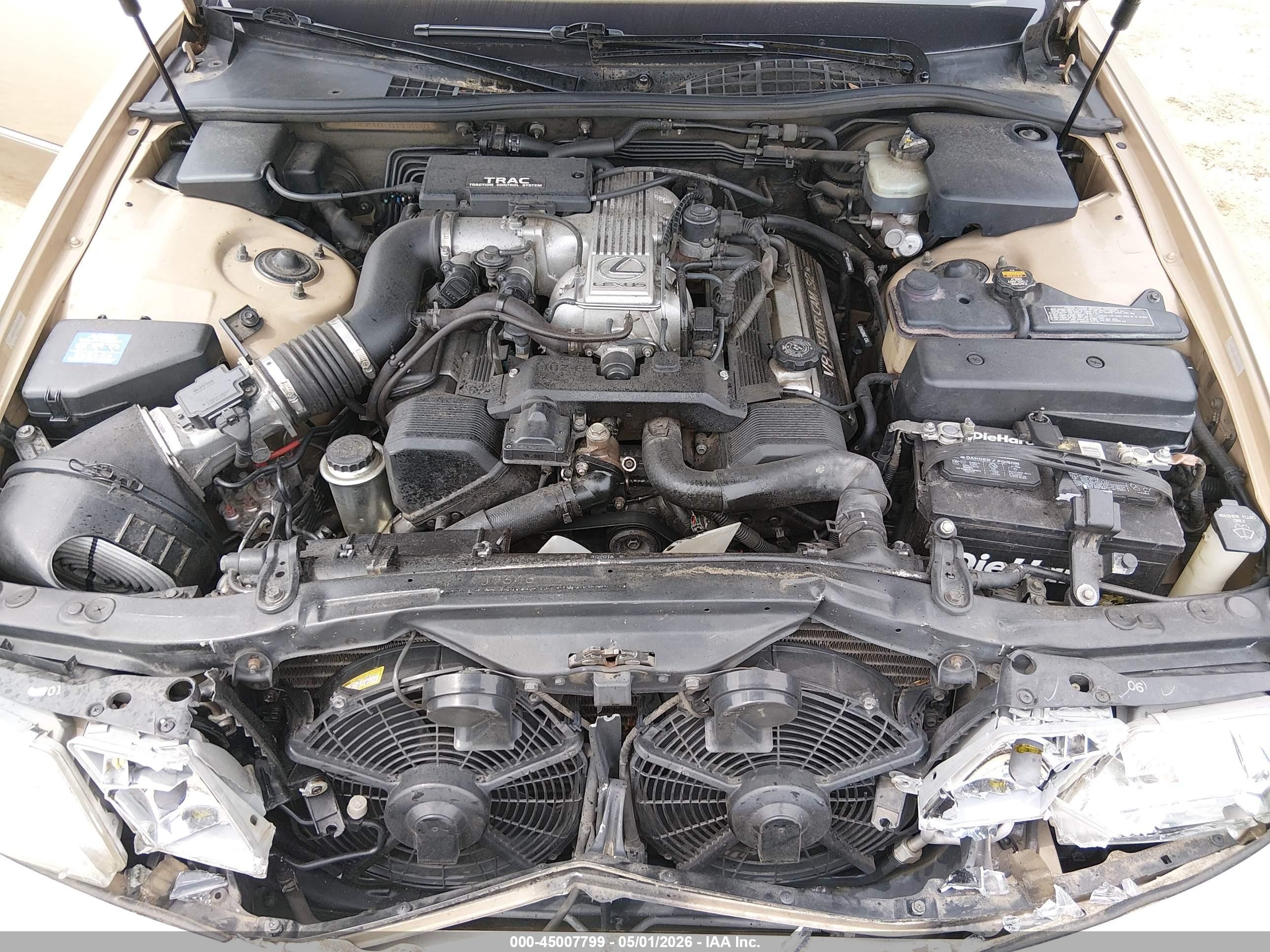1993 Lexus Ls 400 Gold vin: JT8UF11EXP0179320