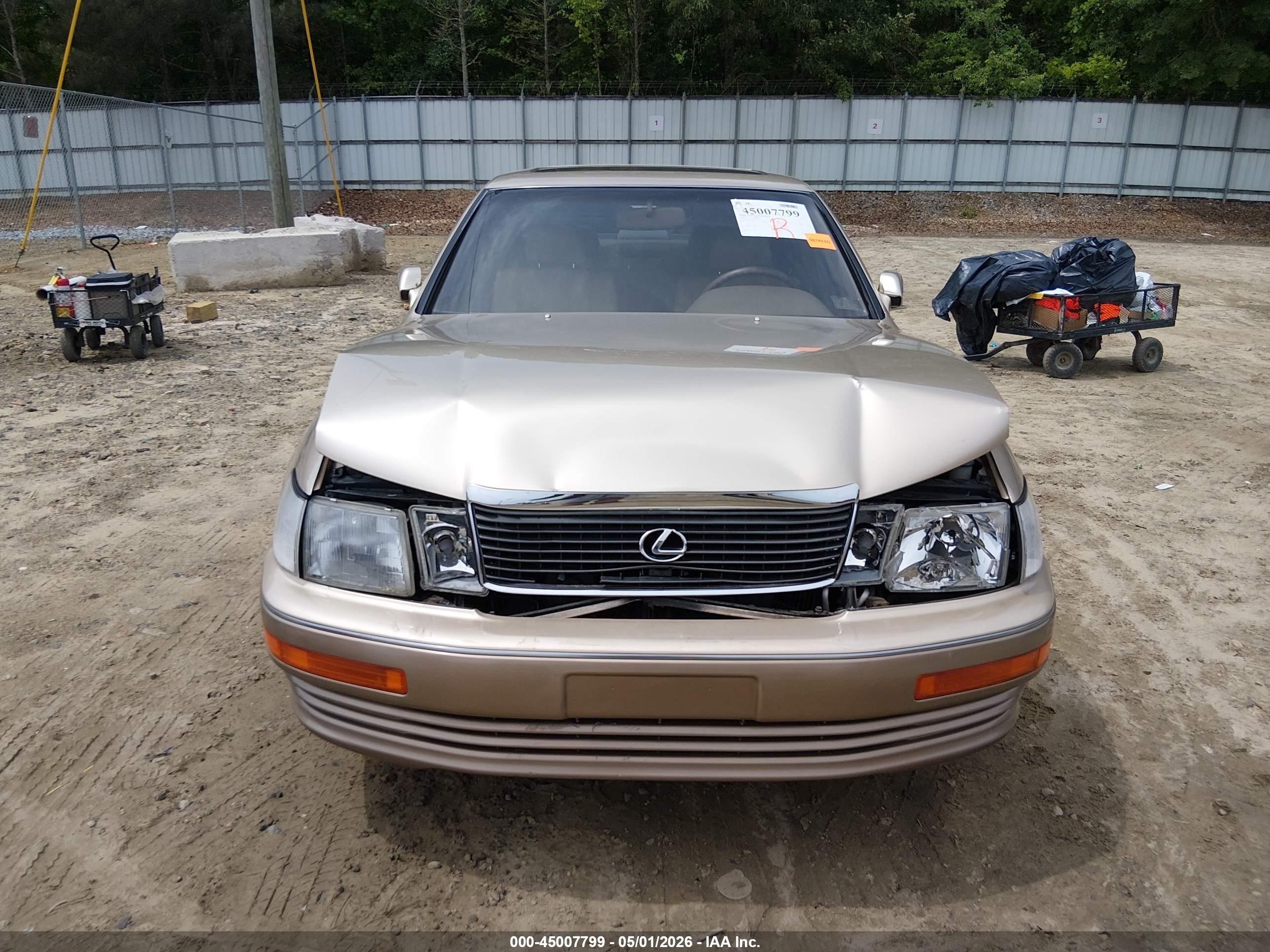 1993 Lexus Ls 400 Gold vin: JT8UF11EXP0179320