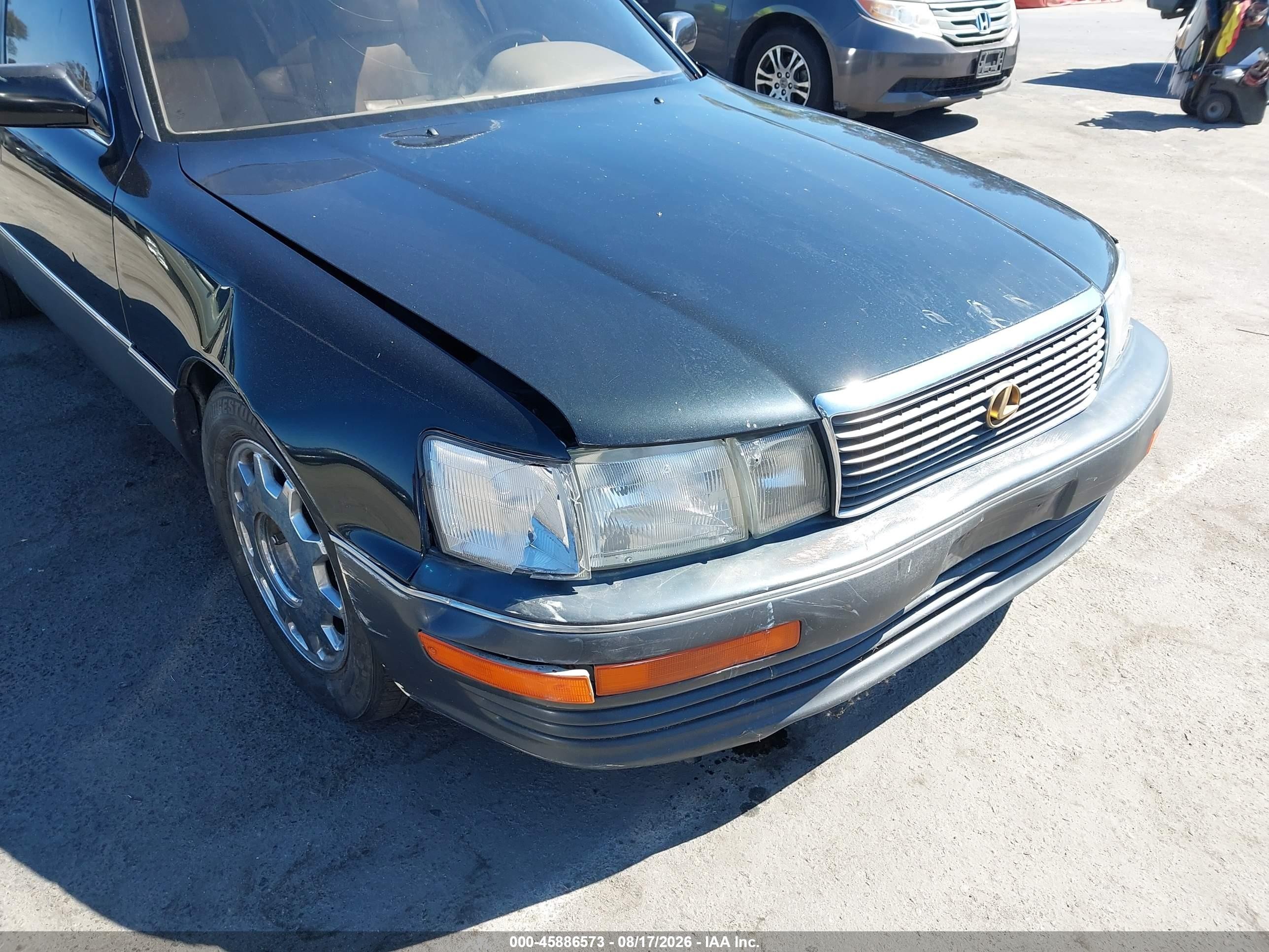1993 Lexus Ls 400 Green vin: JT8UF11EXP0185568